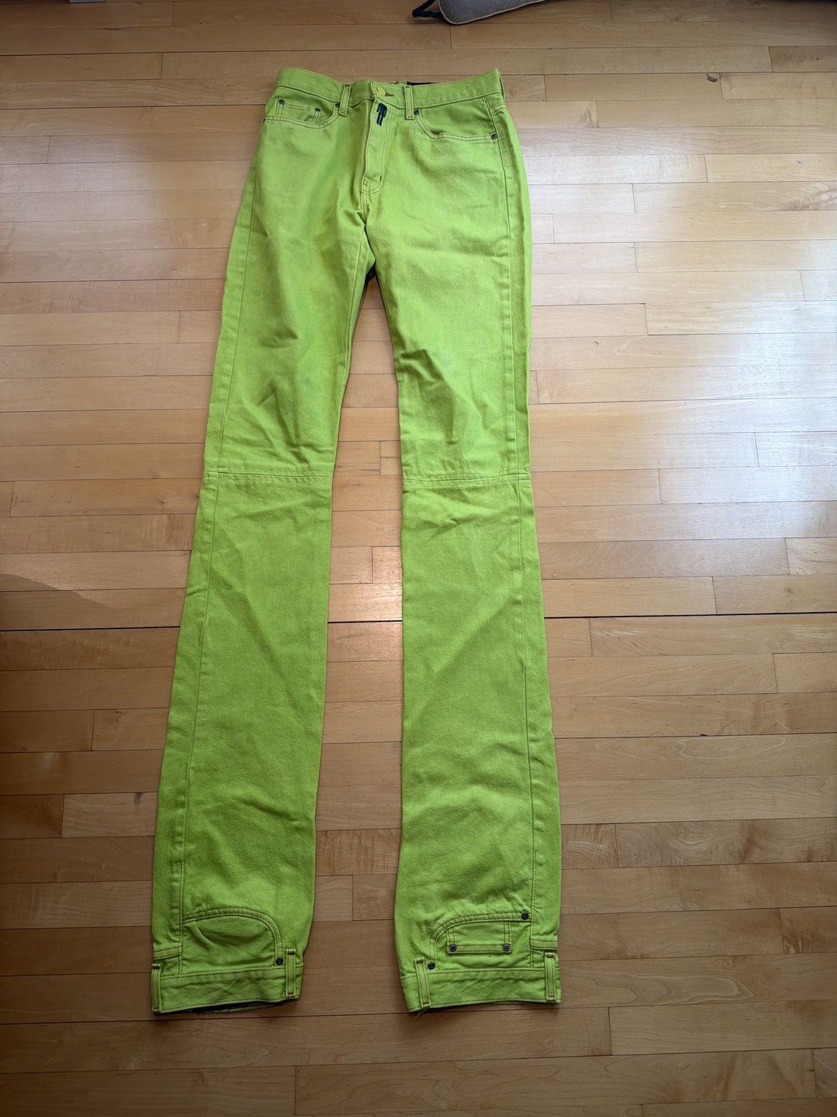 Other Meet The Guys Green Jeans Size US 32 / EU 48 - 1 Thumbnail