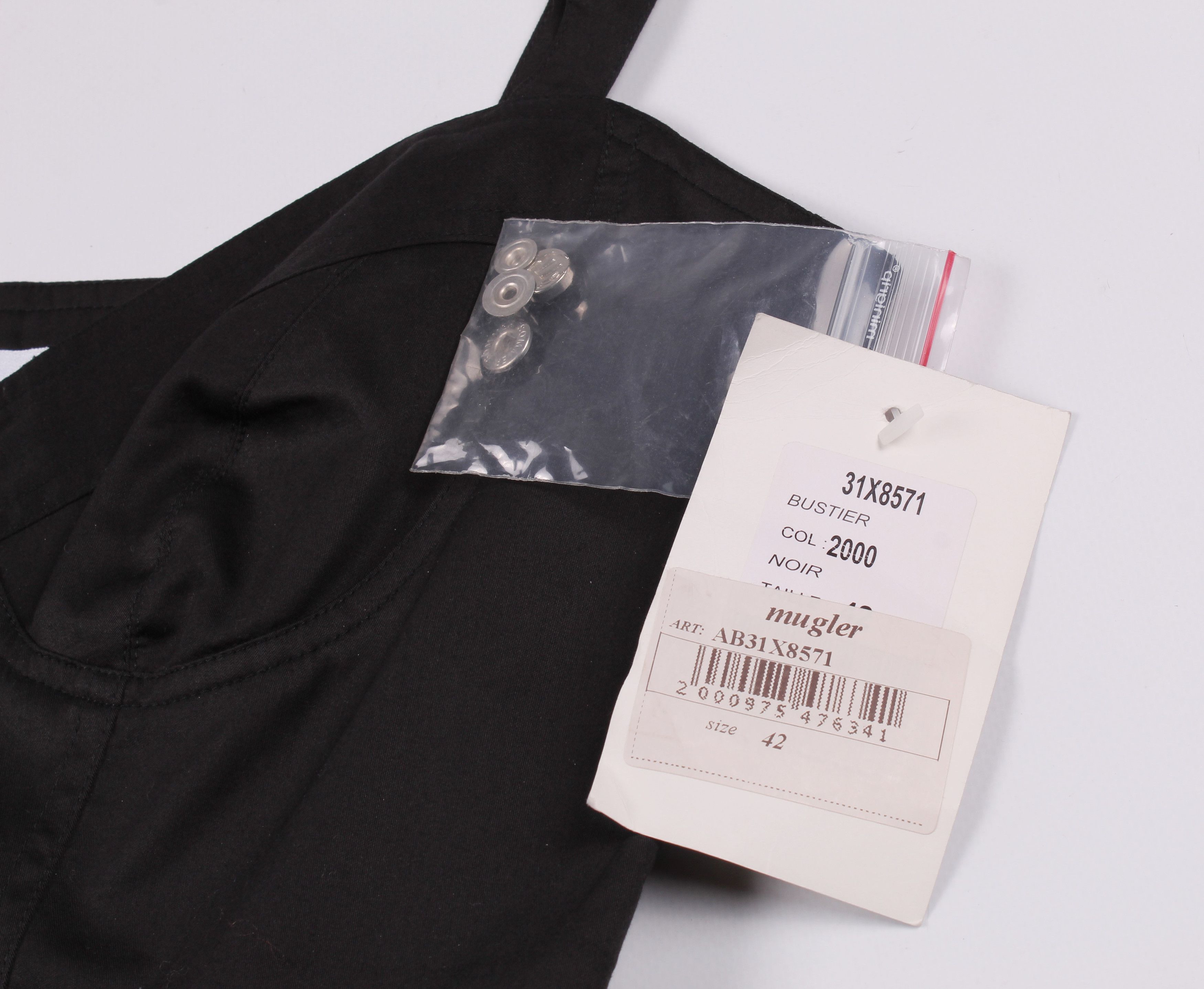 Thierry Mugler × Vintage Thierry Mugler Trademark Vintage Corset Style Zip Top Size M / US 6-8 / IT 42-44 - 7 Thumbnail