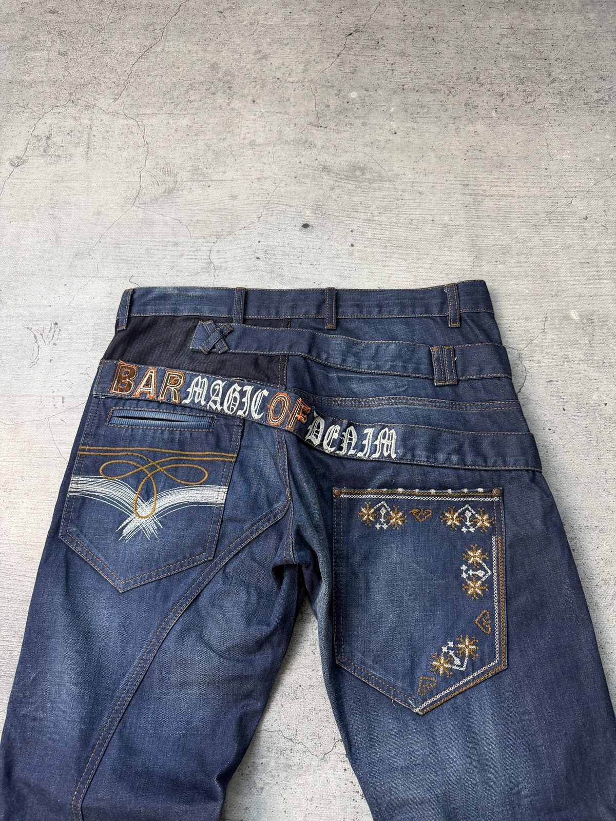 Japanese Brand Vintage Japanese Style KosmoLupo Y2K jeans Size US 33 - 4 Thumbnail
