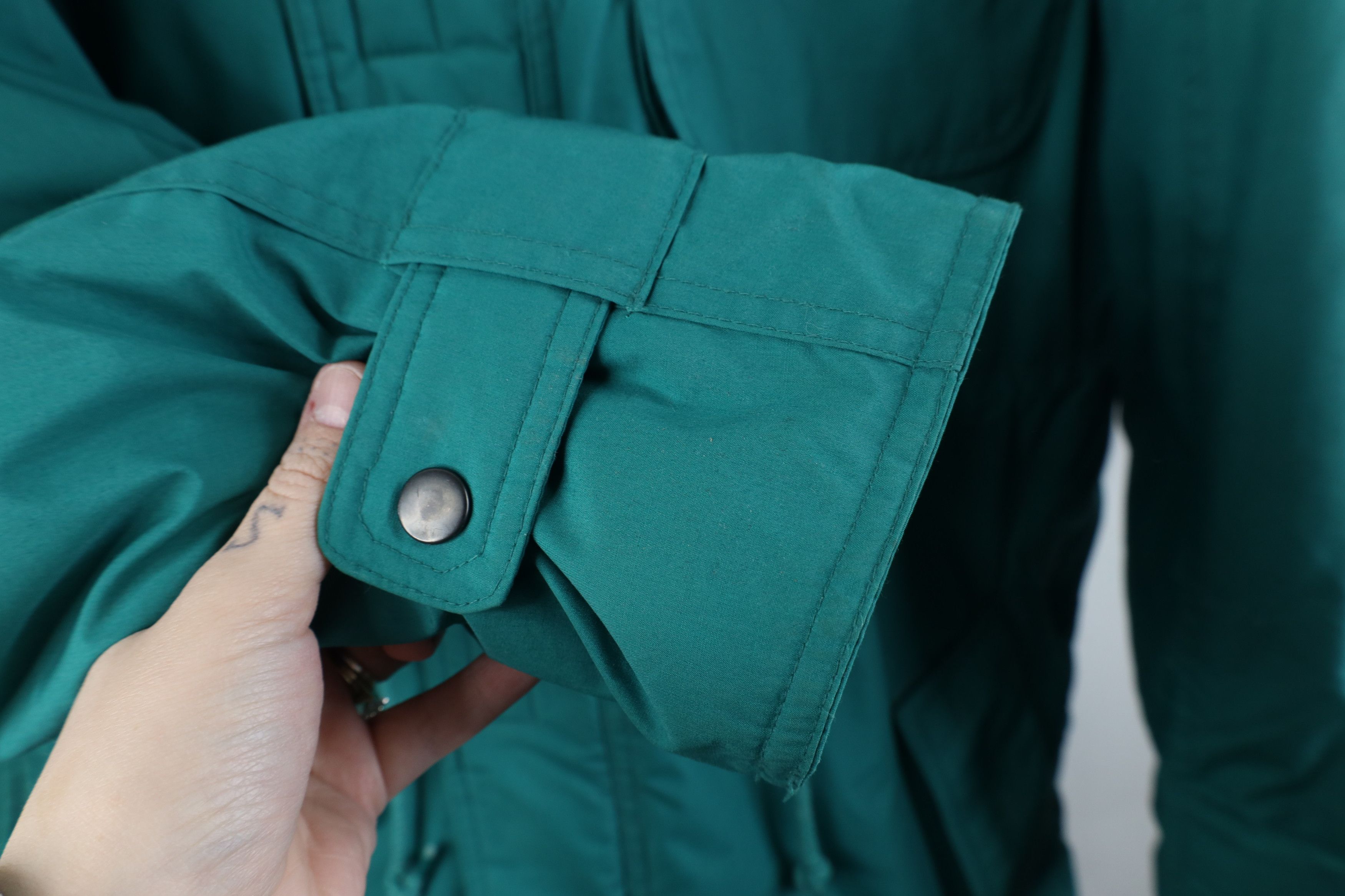 Vintage Vintage 90s Streetwear Down Insulated Puffer Jacket Green Size US XL / EU 56 / 4 - 6 Thumbnail