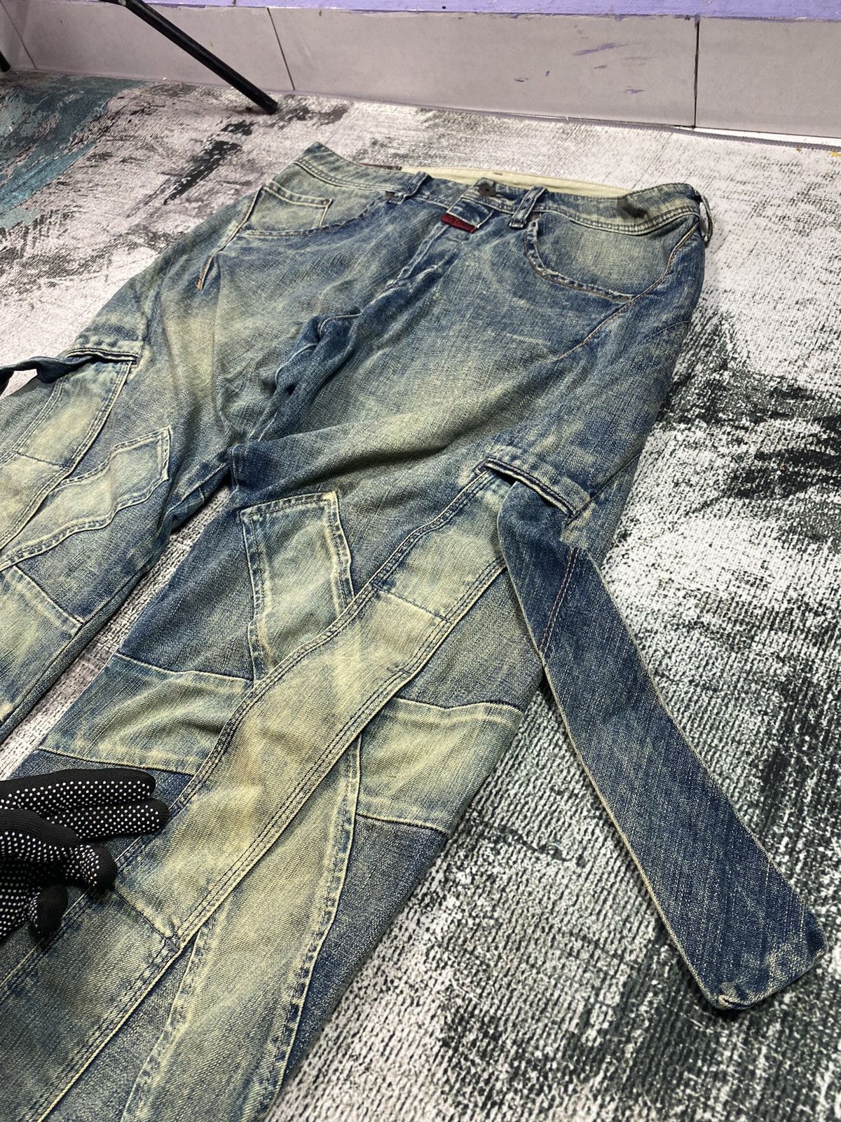 Marithe + Francois Girbaud GRAIL🔥M+FG Archieve Multi Pocket Bondage Flight Baggy Pants Size US 34 / EU 50 - 6 Thumbnail