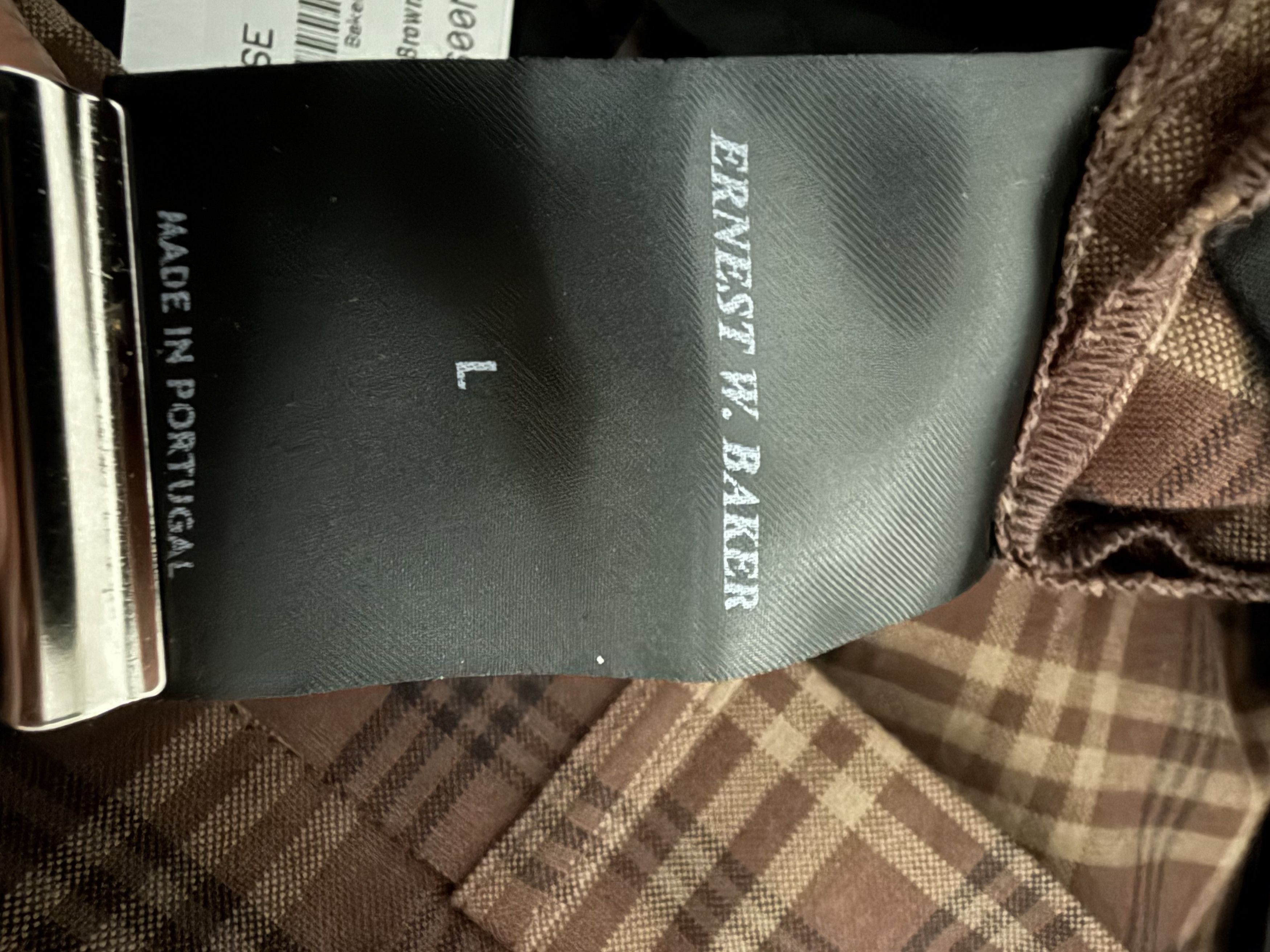 Ernest W. Baker Red Tartan Flare Trousers Size US 34 / EU 50 - 12 Thumbnail