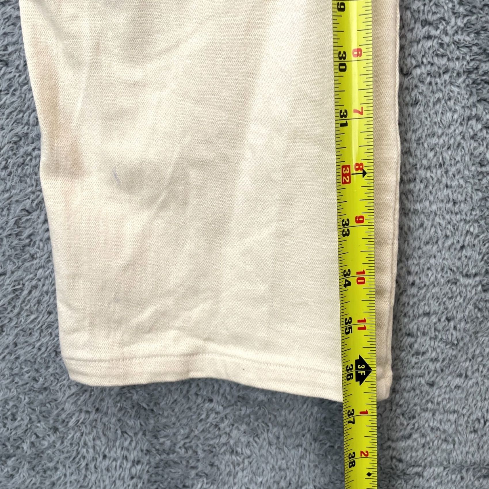 Roark Roark Jeans Womens 25 Beige Straight Leg Denim Cotton Logo Regular Fit Size 42" / US 20 - 7 Thumbnail