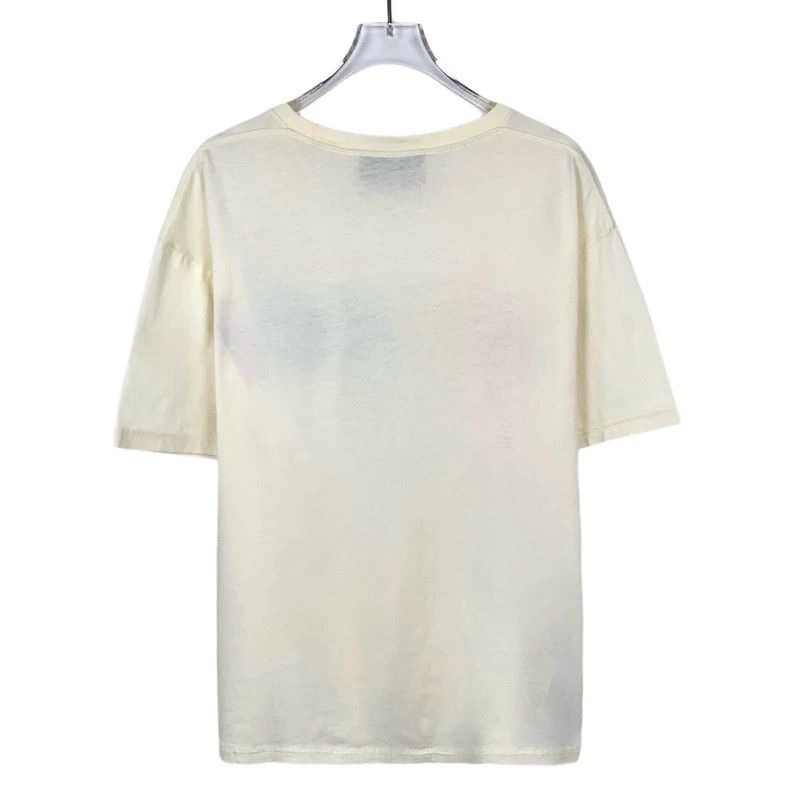 Gucci Gucci Logo sequin design round-neck beige cotton short-slee Size US S / EU 44-46 / 1 - 2 Thumbnail