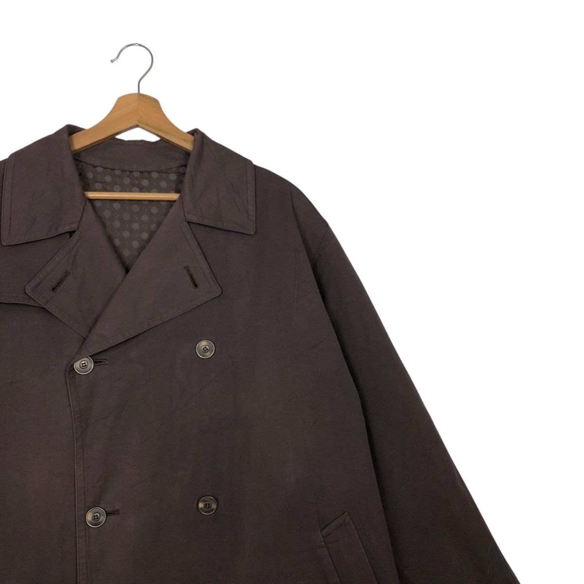 Vintage 🔥RICH BROWN VINTAGE LONG JACKET LINING JEAN LOUIS SCHERRER Size US M / EU 48-50 / 2 - 7 Thumbnail