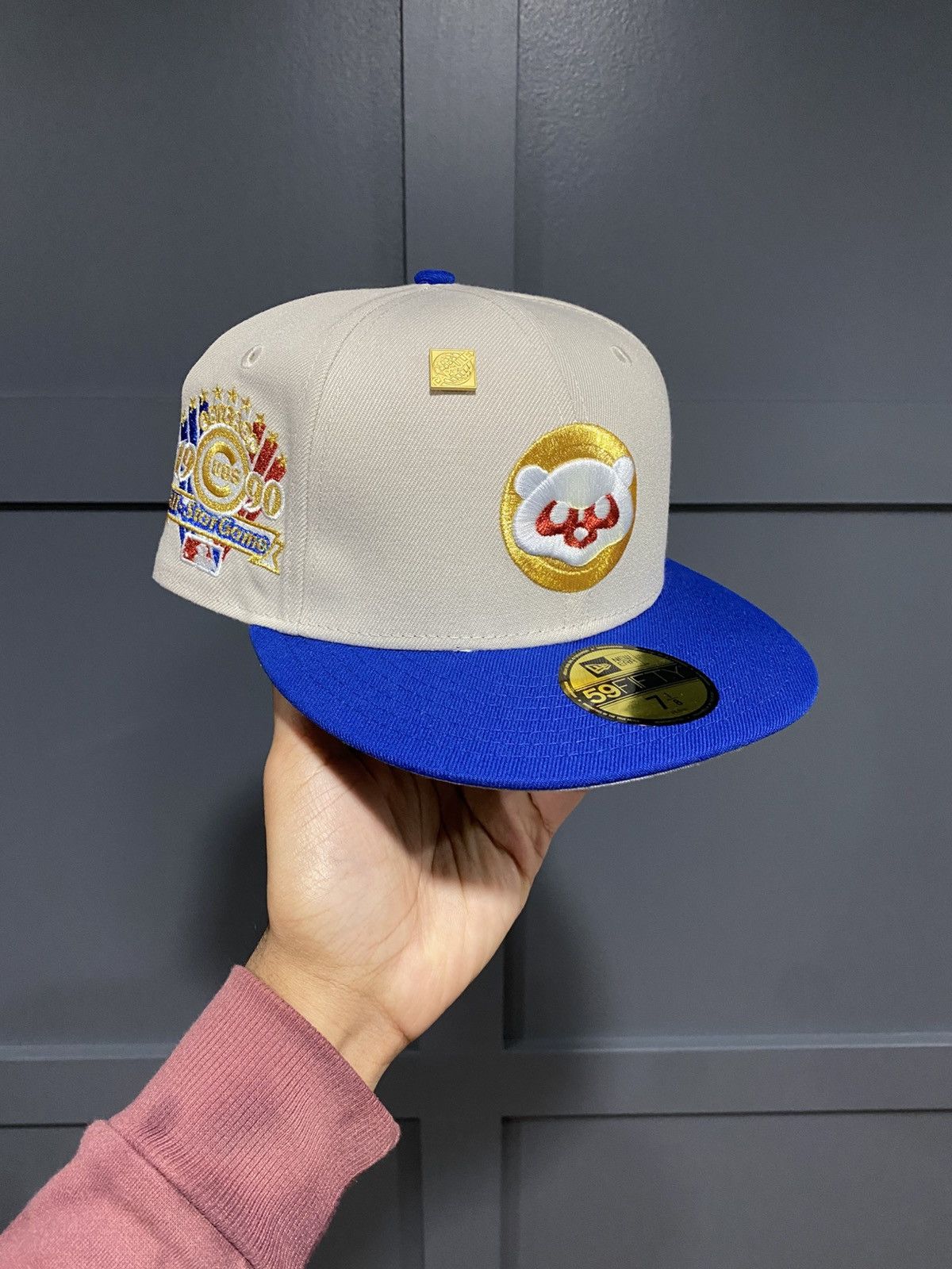 MLB Sz 7 1/8 - Chicago Cubs New Era Fitted Size ONE SIZE - 1 Thumbnail