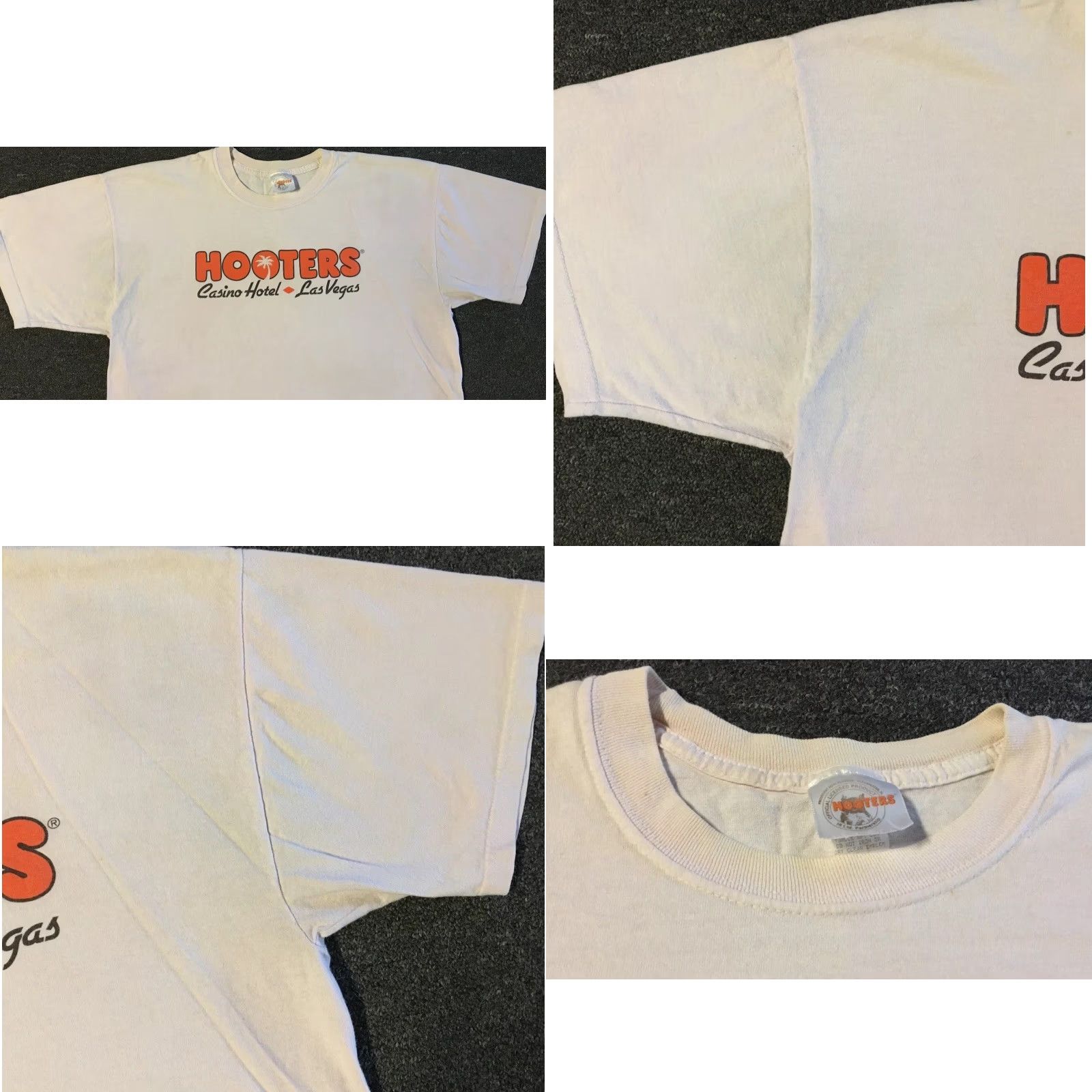 Vintage VINTAGE Hooters Las Vegas Faded Distress Shirt XL Pink Shirt Mens XL Beer Humor 90s Y2K Grunge Funny Joke Bar Distressed Size US XL / EU 56 / 4 - 8 Thumbnail