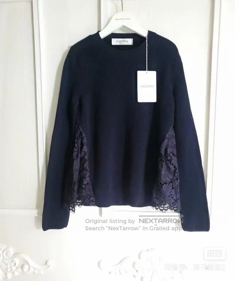 Valentino Valentino Main thread lace panelled sweater Size XS / US 0-2 / IT 36-38 - 1 Thumbnail