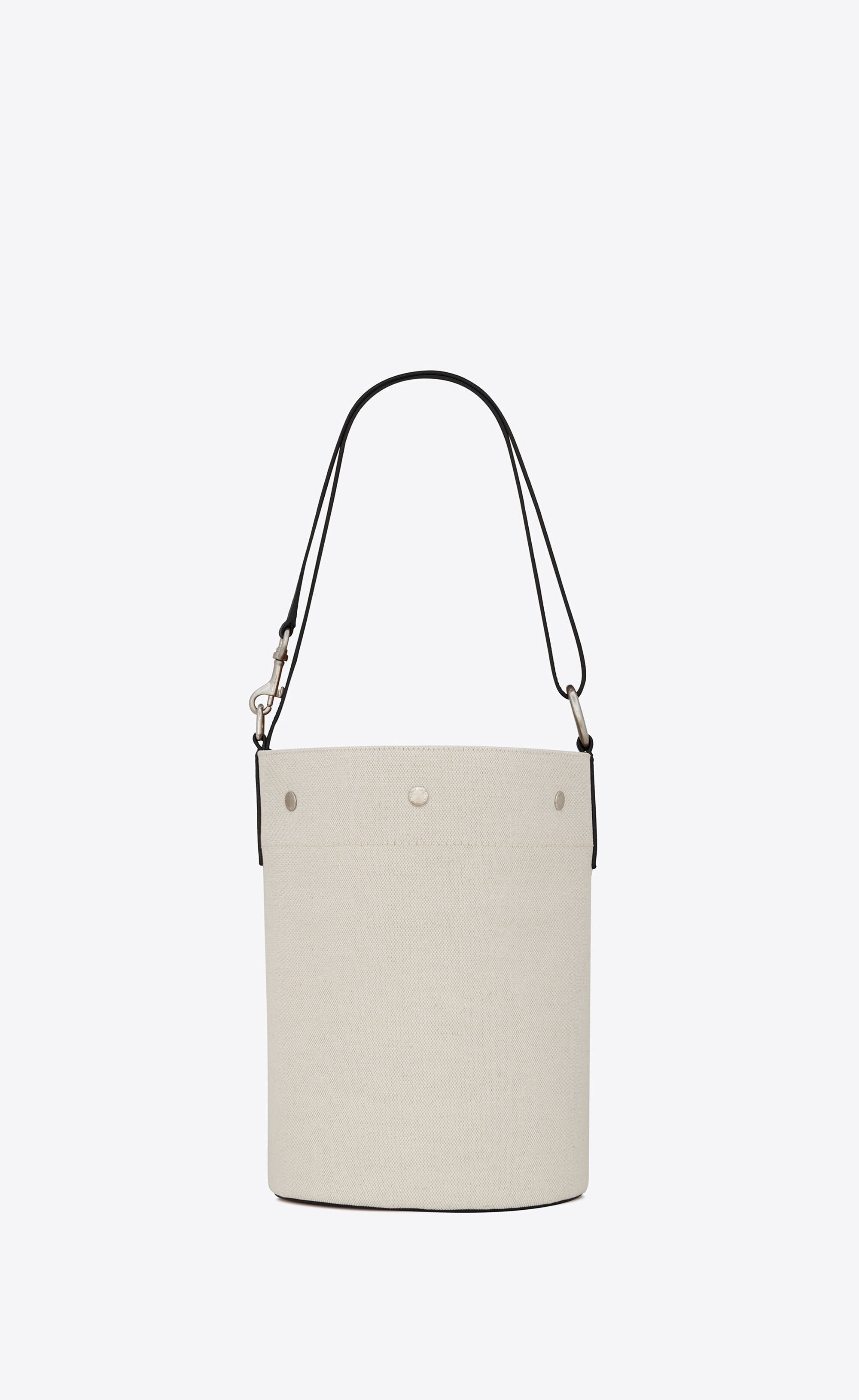 Saint Laurent Paris o1bcso1str1225 Size: OS/Rive Gauche Bucket Bag in White Size ONE SIZE - 2 Thumbnail
