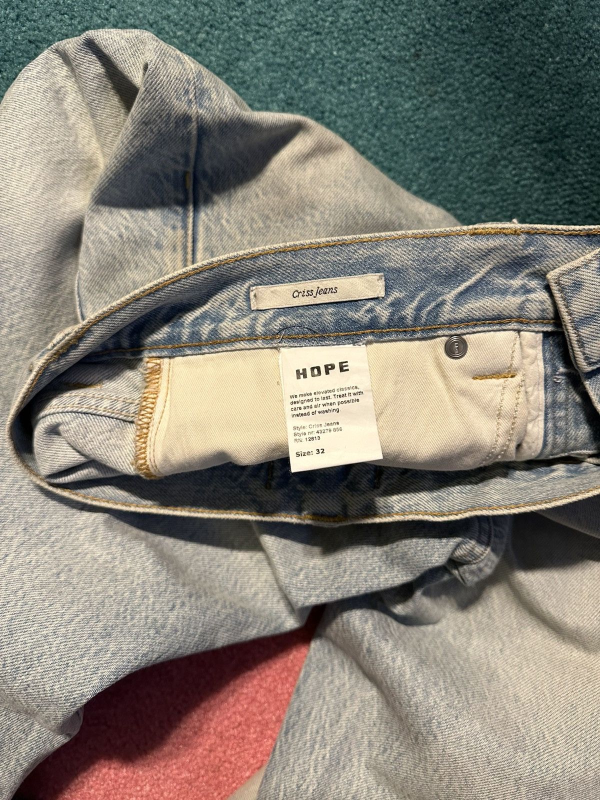 Hope HOPE Criss Jeans - Light Wash Size US 32 / EU 48 - 10 Thumbnail