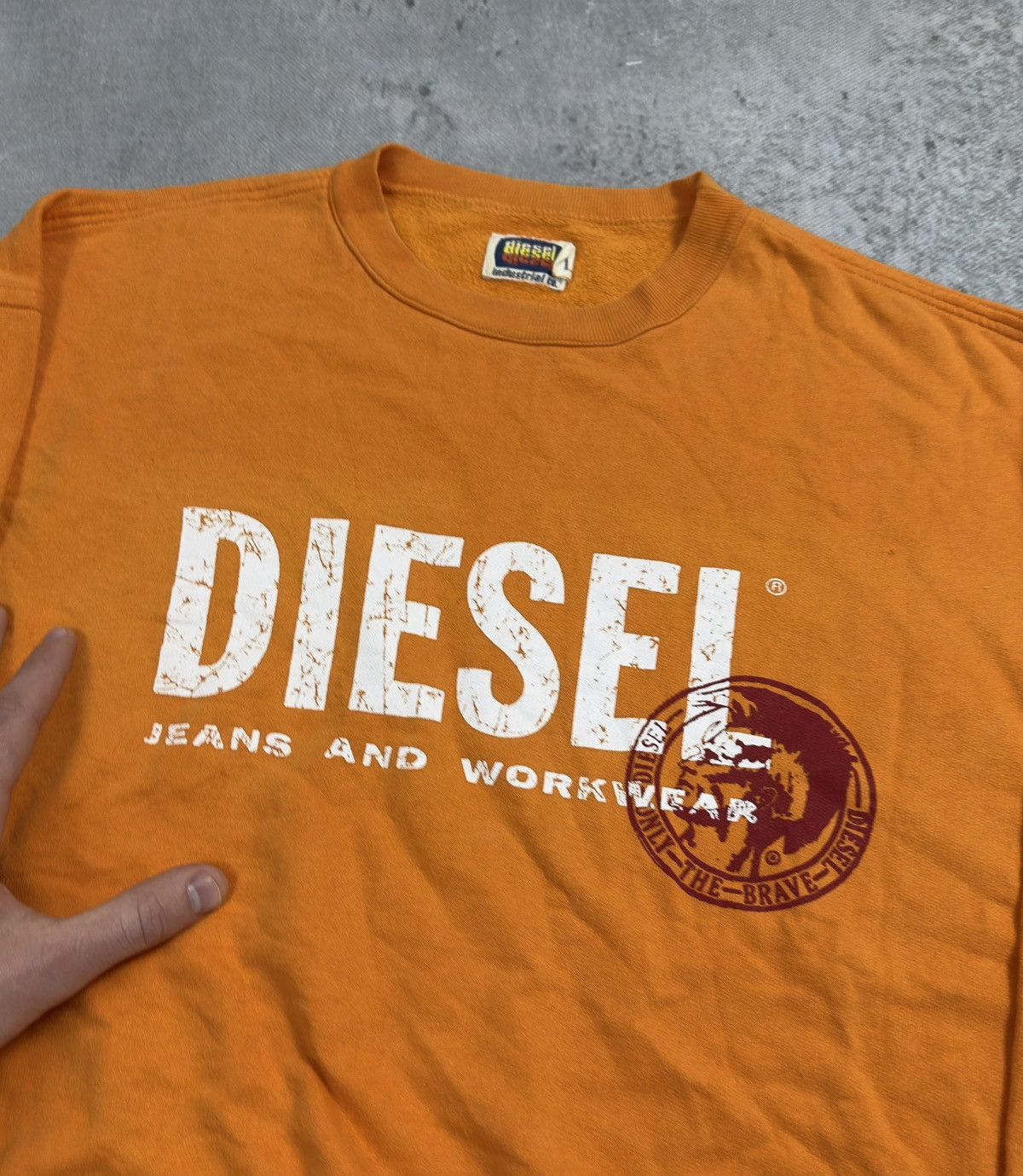Diesel × Vintage Vintage Diesel Y2K streetwear sweatshirt Size US M / EU 48-50 / 2 - 5 Thumbnail