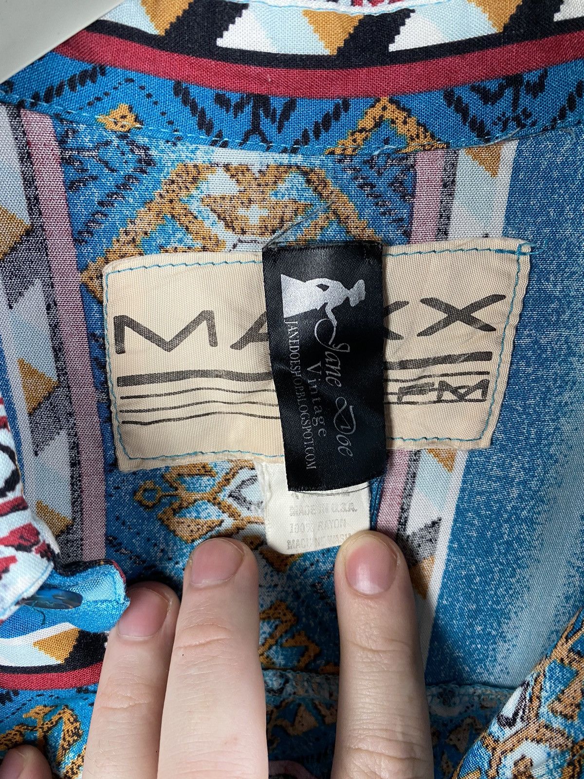 Vintage Dries van noten Maxx short sleeve shirt Made in USA Size XL Size US XL / EU 56 / 4 - 7 Thumbnail