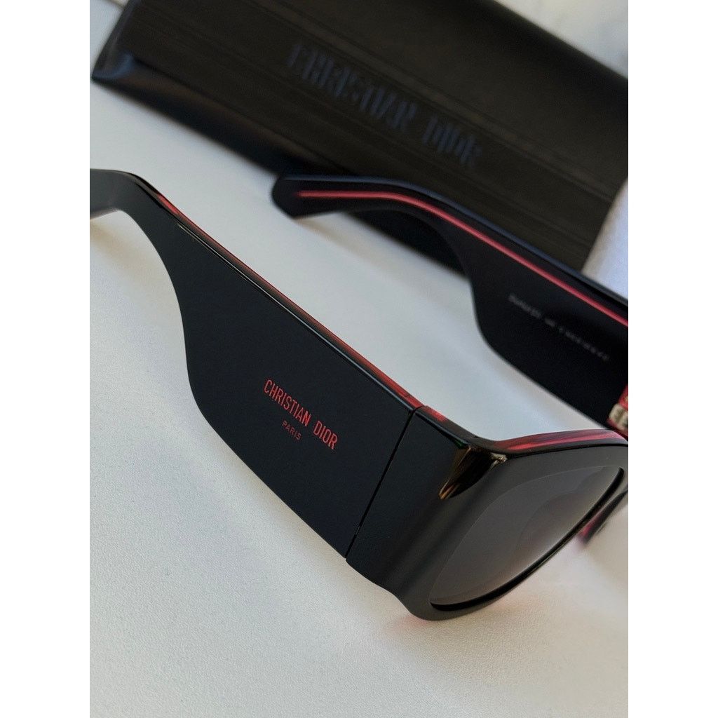 Dior NEW Dior DiorNuit S1I Oversized Sunglasses in Black Pink Size ONE SIZE - 4 Thumbnail
