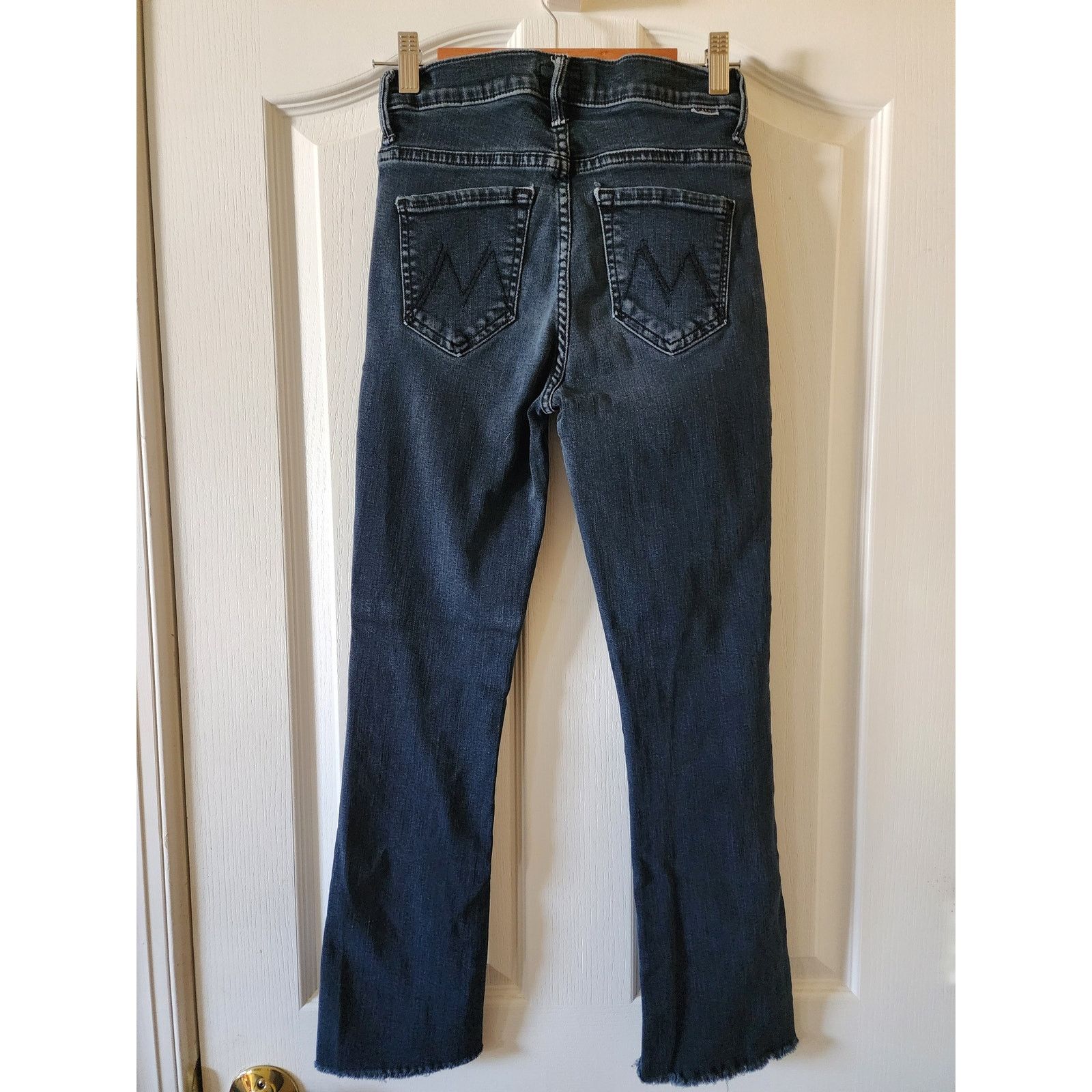 MOTHER Mother Denim Insider Crop Step Fray Jeans Size 25 Bootcut Size 25" / US 0 / IT 36 - 2 Thumbnail