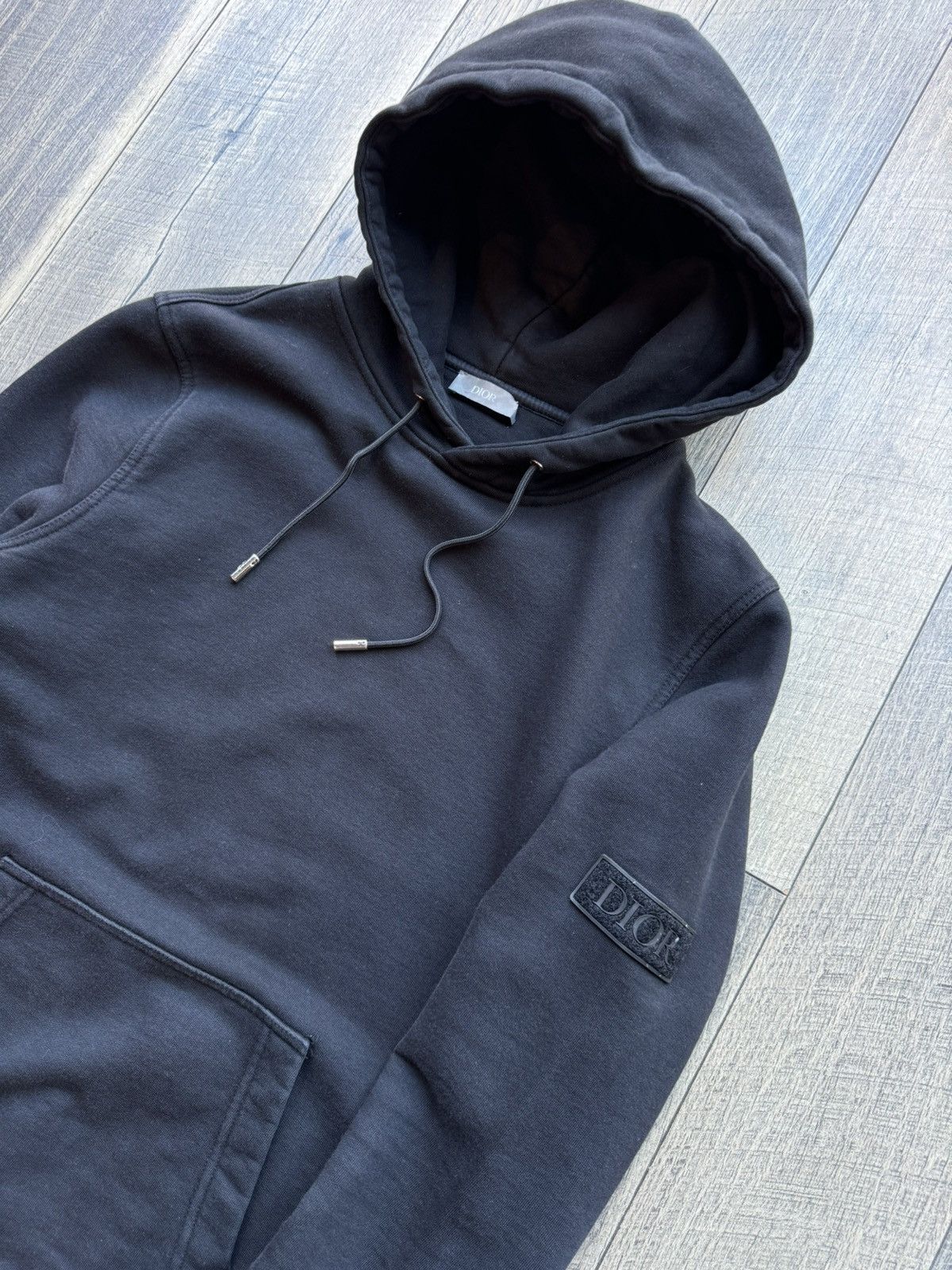 Dior Dior Sleeve Logo Patch Black Hoodie - Small Size US S / EU 44-46 / 1 - 2 Thumbnail