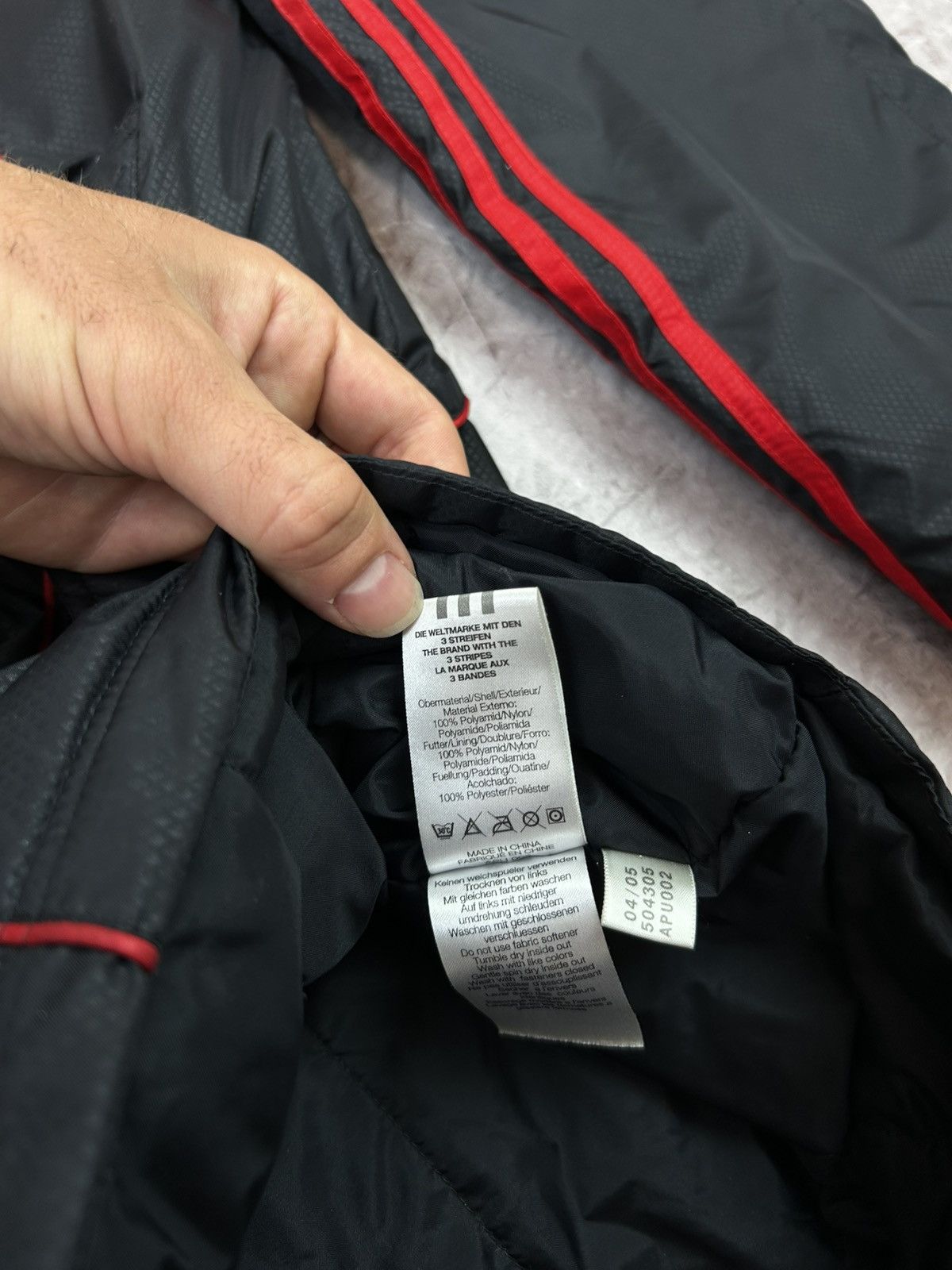 Adidas Vintage Adidas AC Milan soccer jacket parka logo Opel Large Size US L / EU 52-54 / 3 - 12 Thumbnail