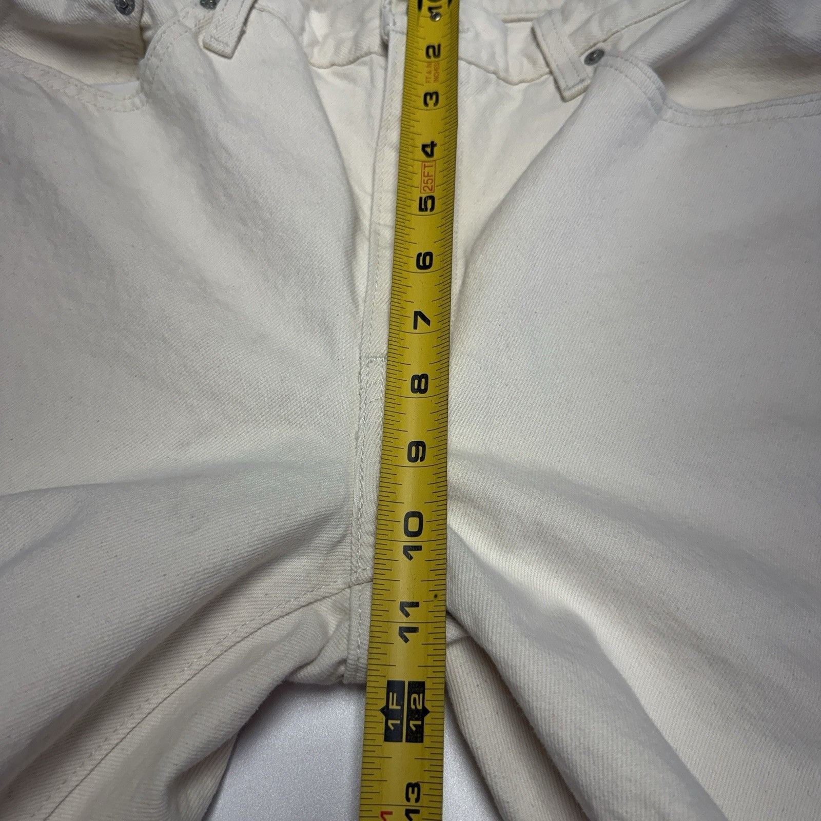 Levi's Levi's Premium Womens Baggy Dad Jeans Size 30 White (32x30) Size 30" / US 8 / IT 44 - 8 Thumbnail
