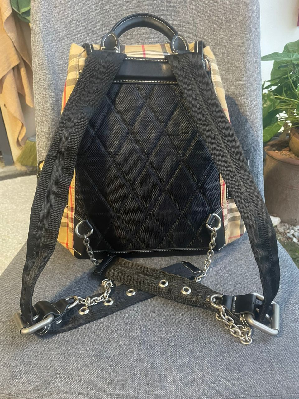 Burberry Authentic Burberry Nova Check Mini Backpack Size ONE SIZE - 2 Thumbnail