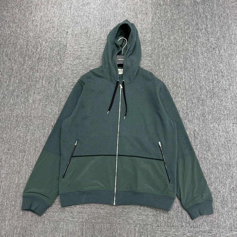 Hermes Hermes Nylon Paneled Hoodie - dmc Size US XXL / EU 58 / 5 - 1 Thumbnail