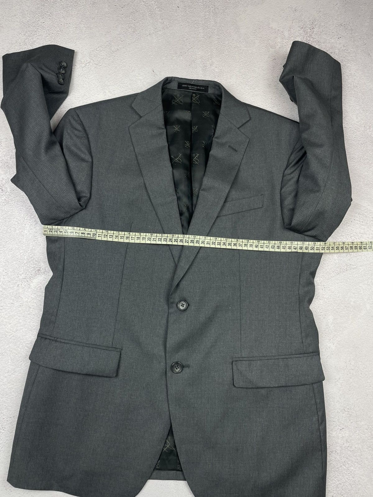 John Varvatos John Varvatos U.S.A. Mens Wool Blazer Jacket Size 40S/33S Size 40S - 14 Thumbnail