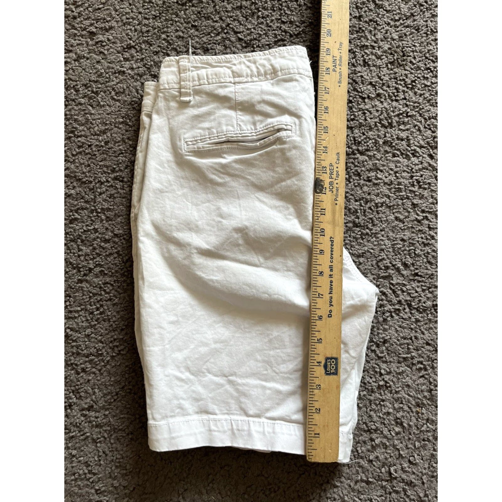 Vintage Aéropostale Mens Shorts White Solid EUC Sz 31 Longboard Chino Regular Adult 31 Mens Size US 31 - 5 Thumbnail