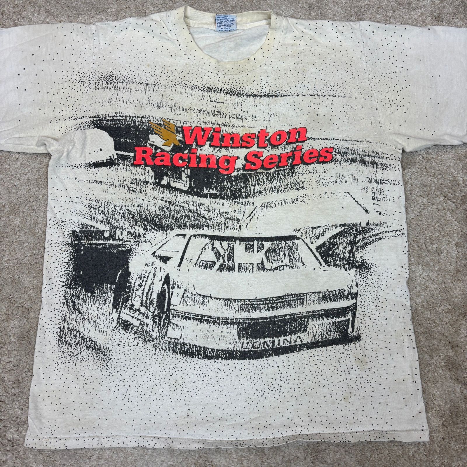 NASCAR × Vintage Vintage 90s Winston Racing Series Nascar AOP T Shirt Large Size US L / EU 52-54 / 3 - 2 Thumbnail