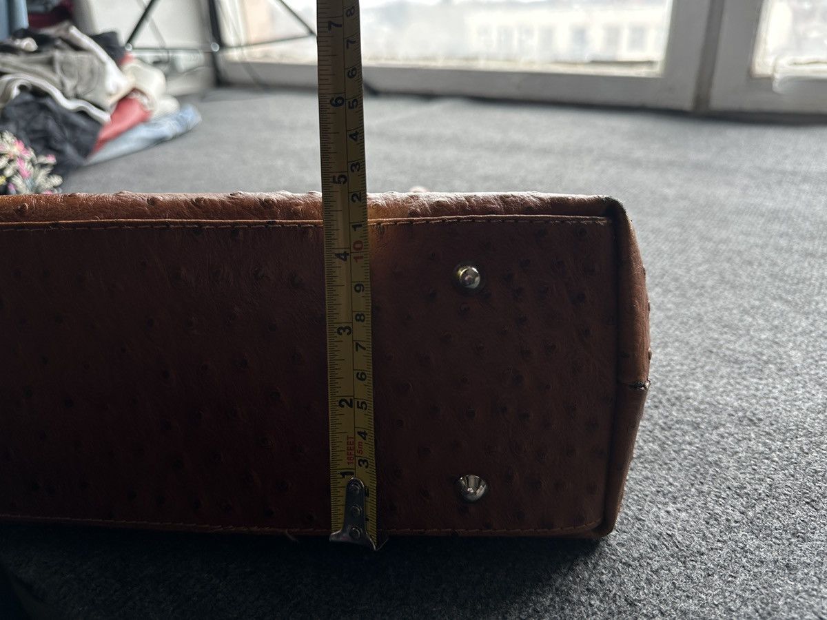 Other 🚨 WOMEN OSTRICH BROWN BIRKIN HAND BAG LUXURY kelly hermes Size ONE SIZE - 21 Thumbnail