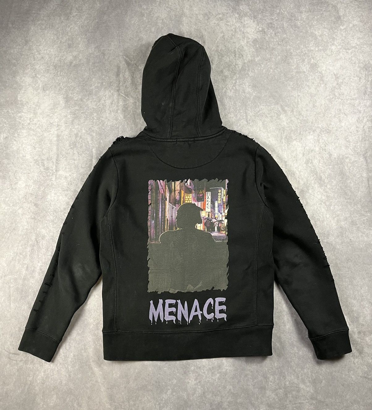 Menace Maison + Menace black hoodie Size US S / EU 44-46 / 1 - 2 Thumbnail
