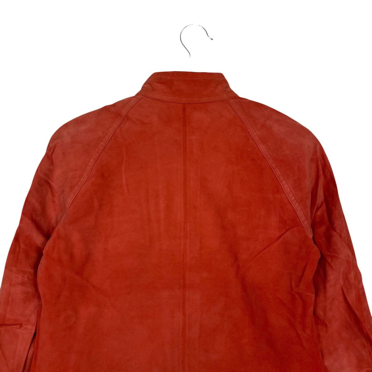 Loewe Loewe Orange Leather Jacket Size S / US 4 / IT 40 - 8 Thumbnail