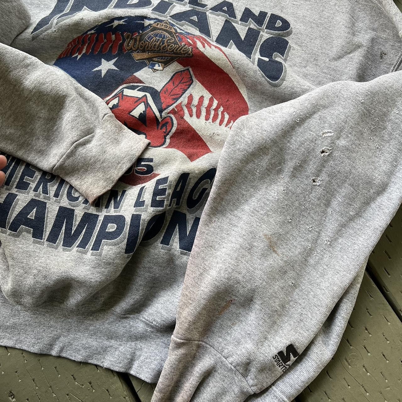 MLB × Starter × Vintage Vintage Starter Cleveland Indians Sweatshirt XLarge Size US XL / EU 56 / 4 - 6 Thumbnail