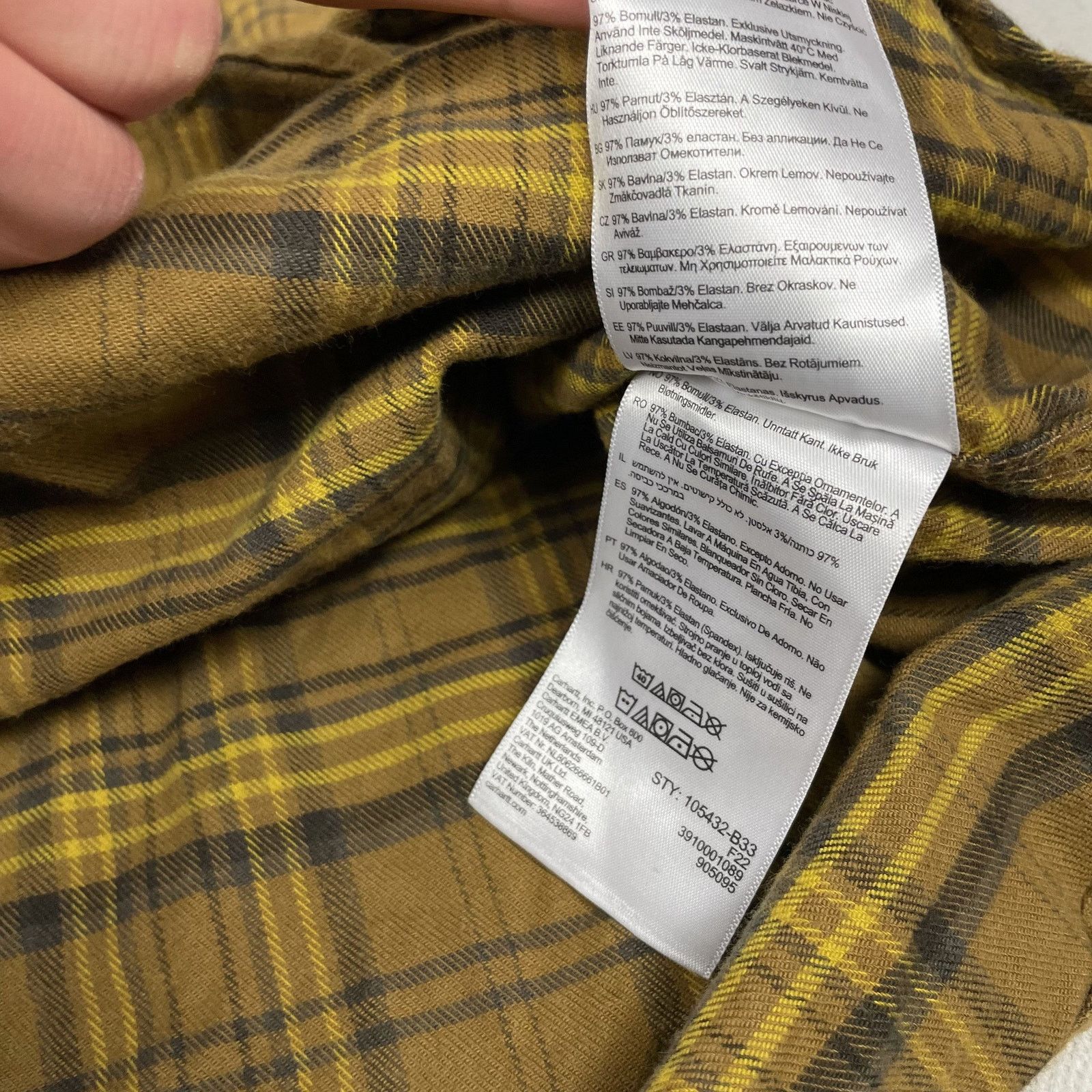 Carhartt Carhartt Men's Plaid Rugged Flex Relaxed Fit Flannel Shirt M Size US M / EU 48-50 / 2 - 7 Thumbnail