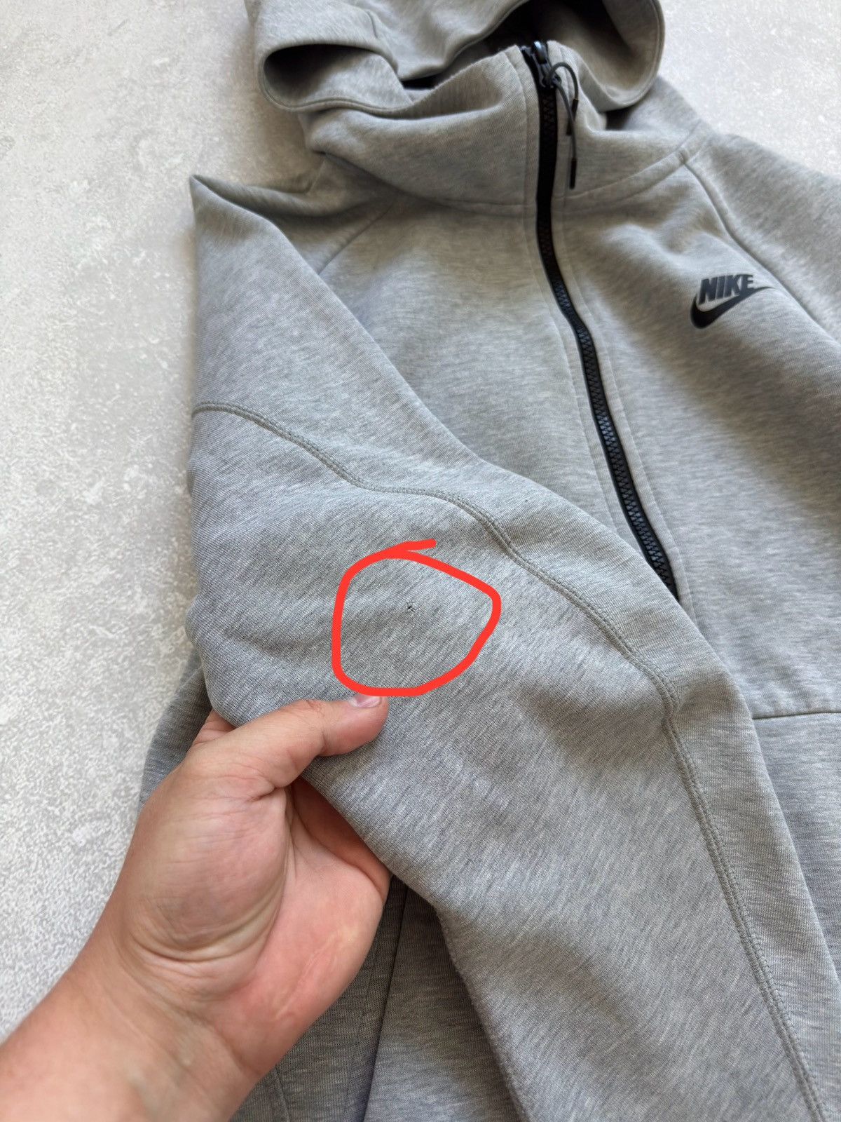 Nike Nike Tech Fleece 2019 Full Zip Gray Hoodie Drill Logo Size US M / EU 48-50 / 2 - 7 Thumbnail