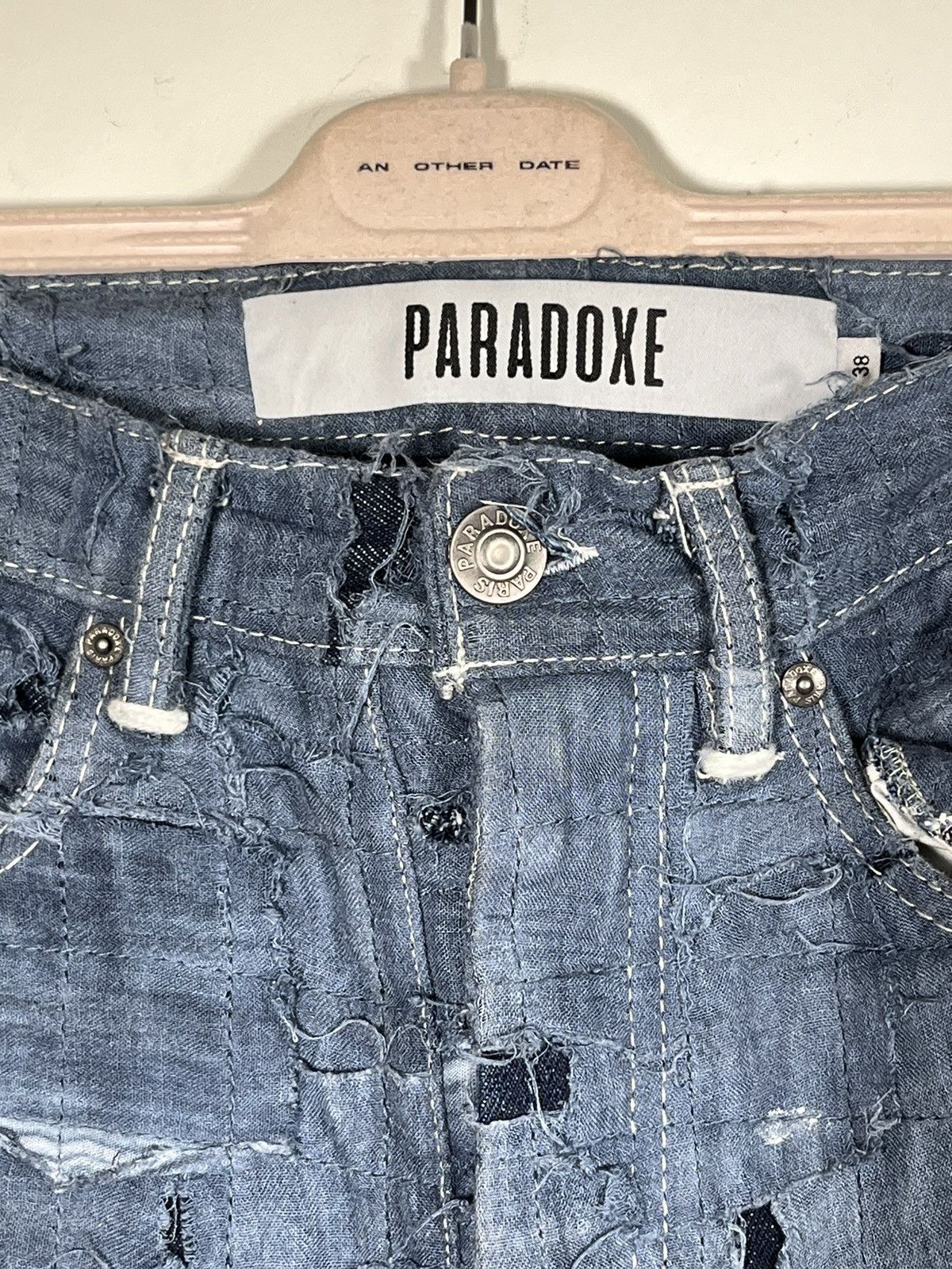 Paradoxe Paris Paradoxe Paris DENIM « boro flared denim » Size US 33 - 2 Thumbnail