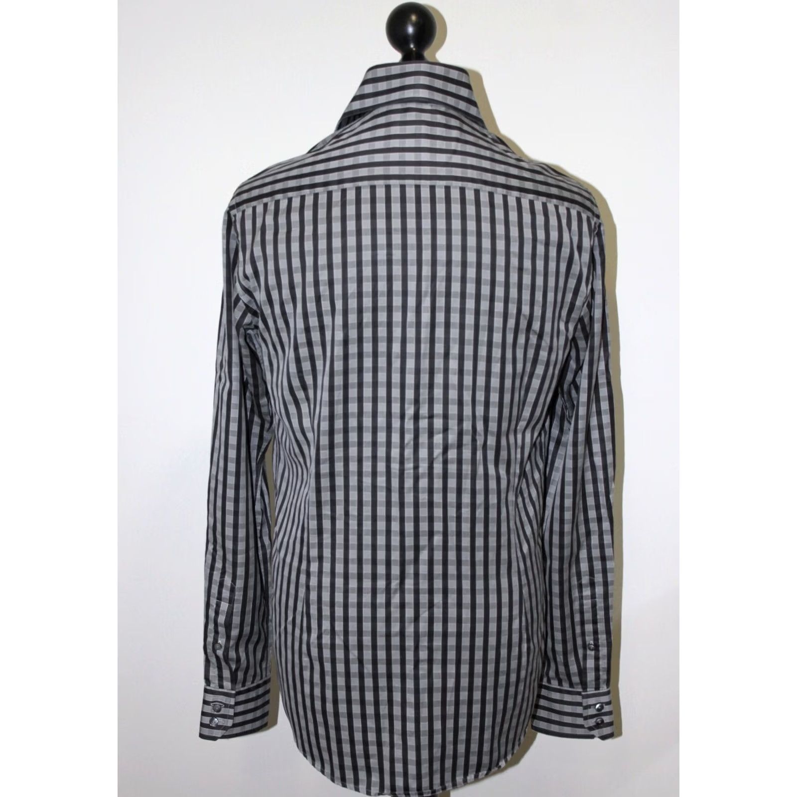 Eton Eton Grey Slim Fit Shirt Mens Size 16 41 Size US L / EU 52-54 / 3 - 4 Thumbnail