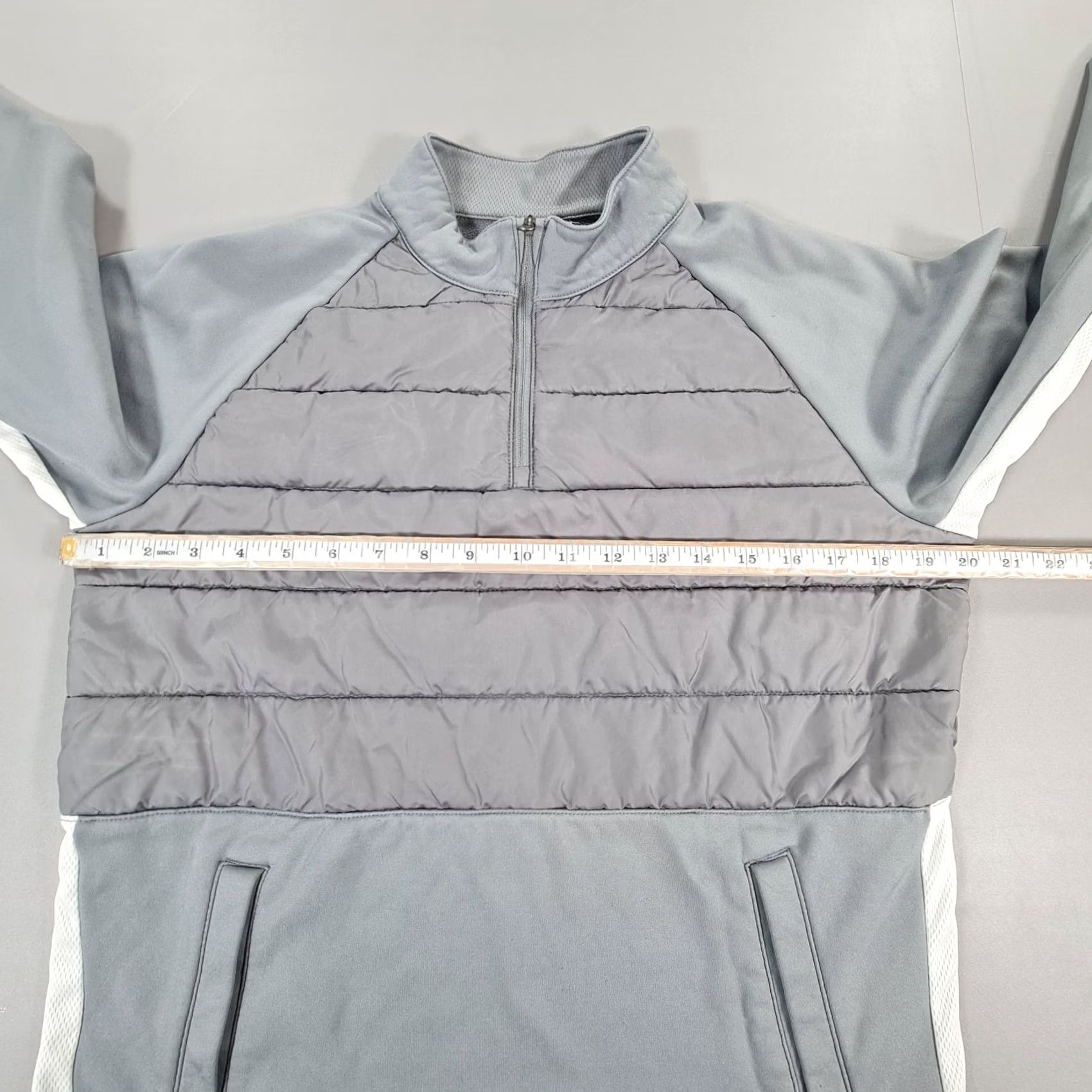 Nike Nike Dri-Fit Drill Top Mens Casual Zip 1/4 Grey S Long Sleeve Pockets Winter 100% Polyester Clothing Size US S / EU 44-46 / 1 - 5 Thumbnail