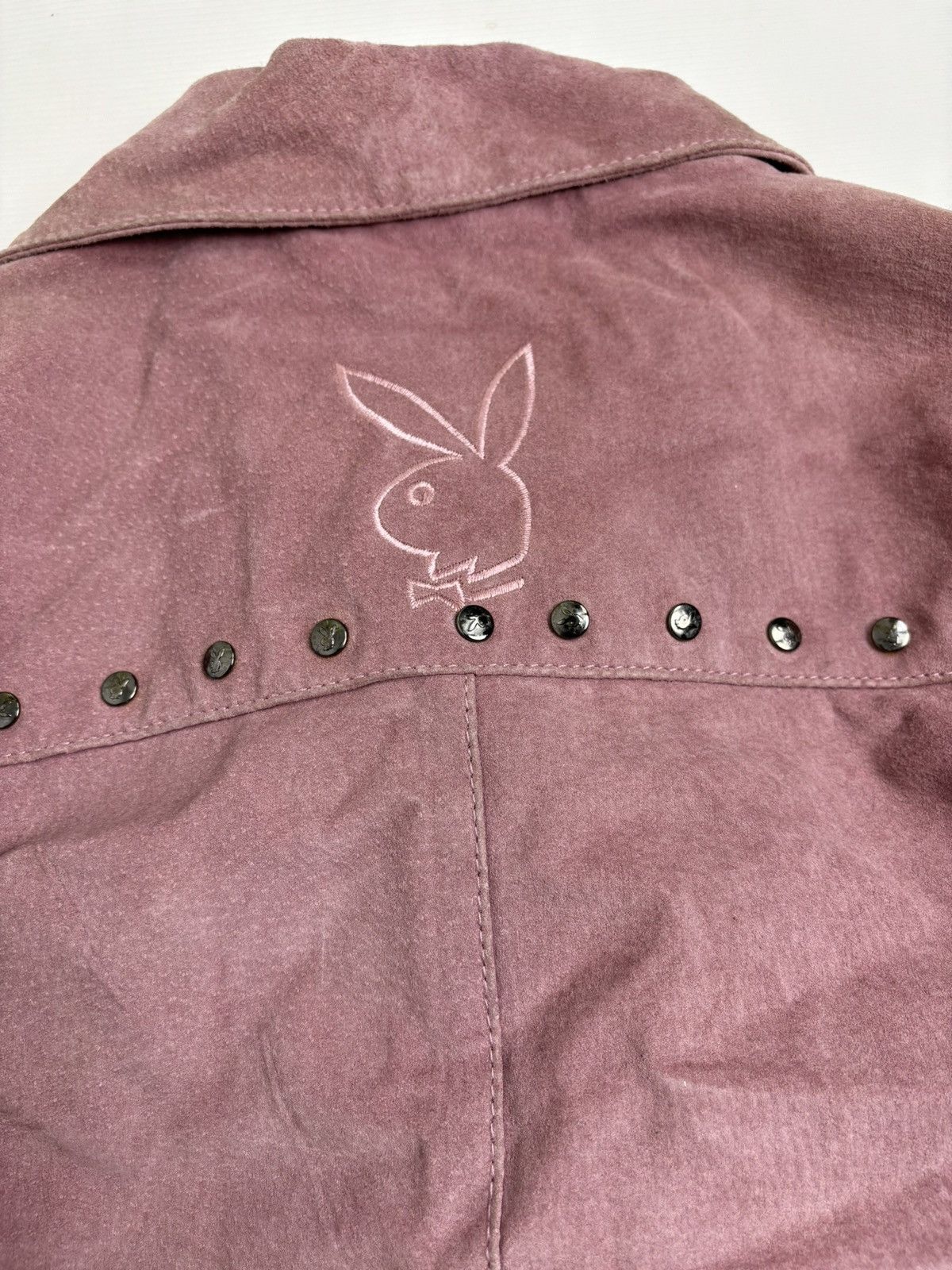 Playboy × Vintage Playboy vintage 2004 leather biker jacket Size M / US 6-8 / IT 42-44 - 8 Thumbnail
