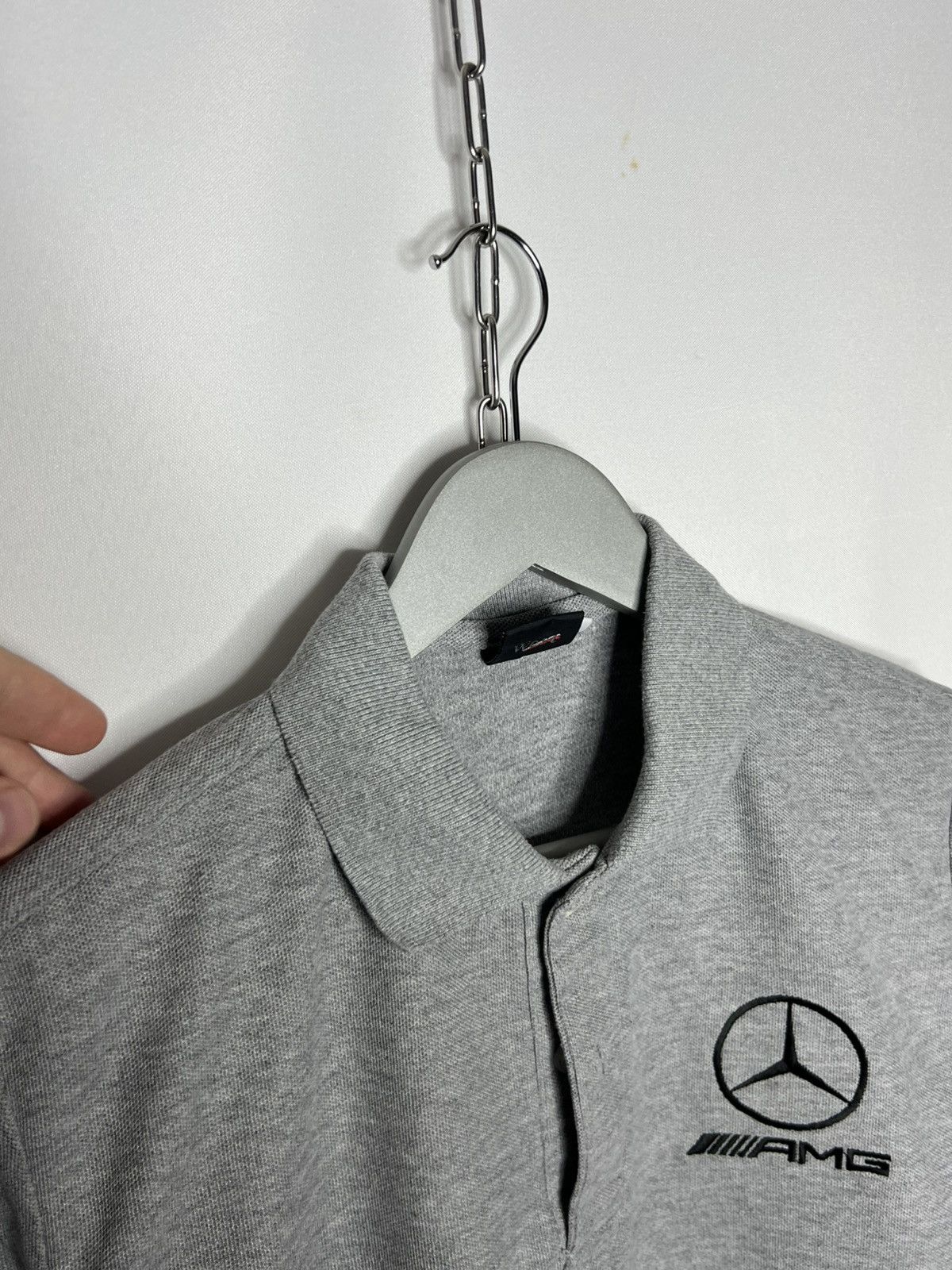 Mercedes-Benz Mercedes Bens AMG Petronas Big Logo Racing Polo Shirt F1 Size US L / EU 52-54 / 3 - 8 Thumbnail