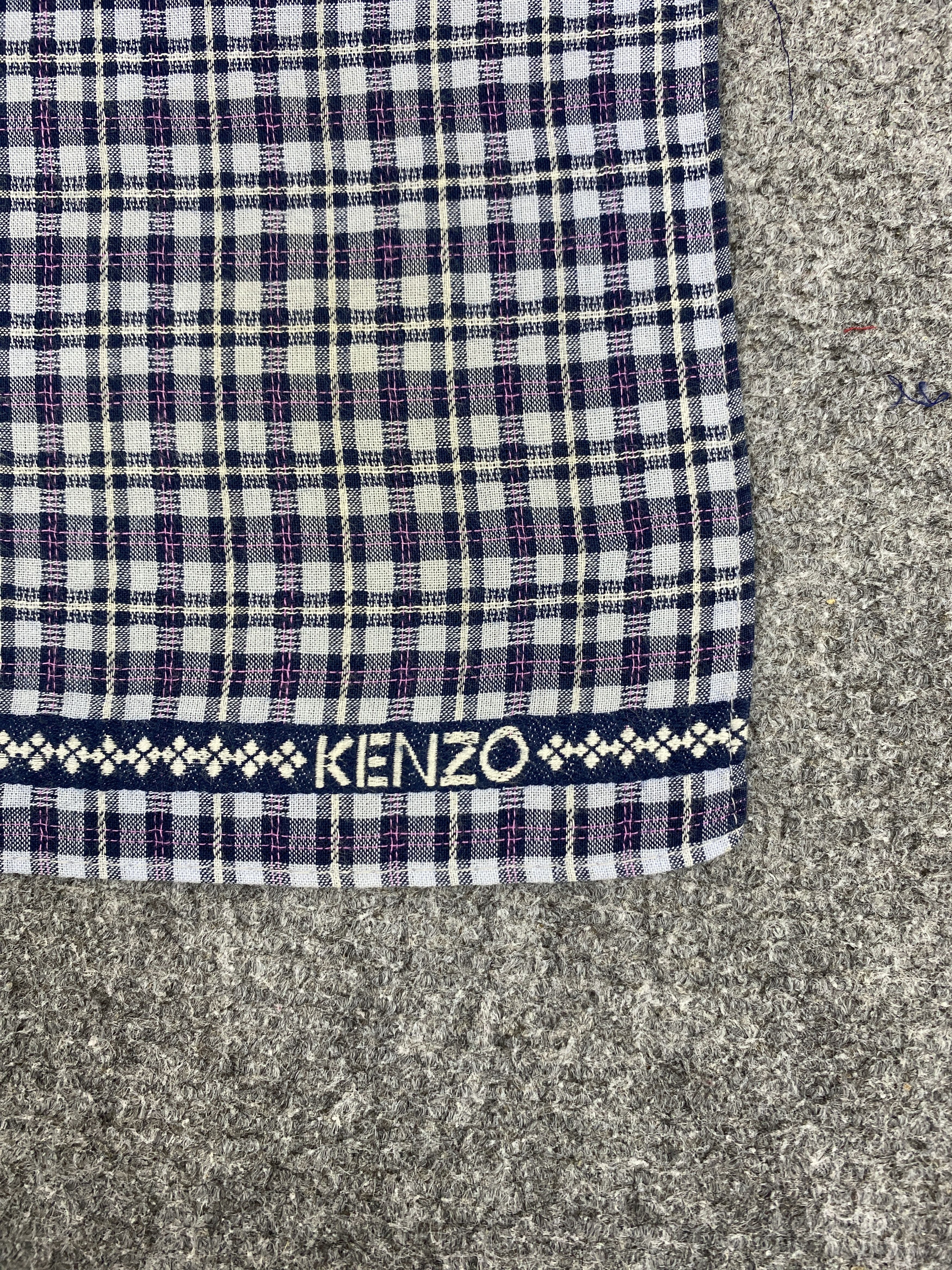 Kenzo × Vintage Kenzo Handkerchief / Bandana / Neckerchief HKC0321 Size ONE SIZE - 5 Thumbnail