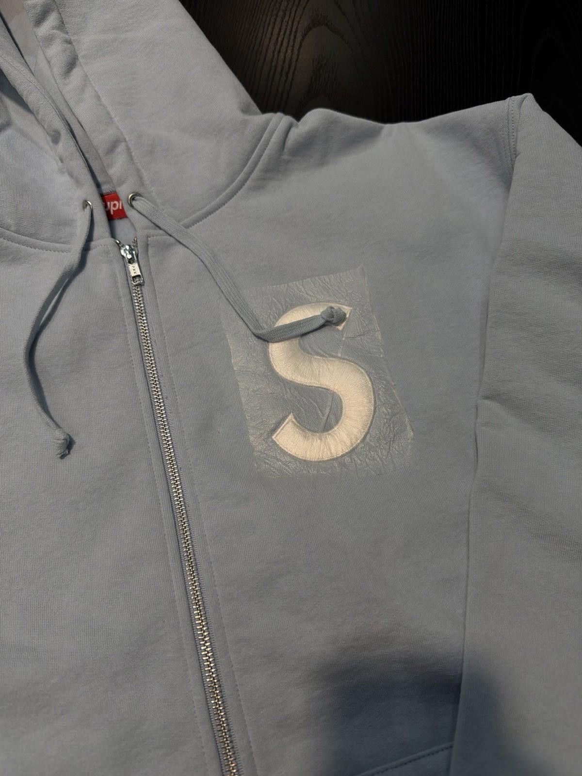 Supreme Supreme S Logo Zip Up Hooded Sweatshirt Blue Size (XL) NEW Size US XL / EU 56 / 4 - 5 Thumbnail