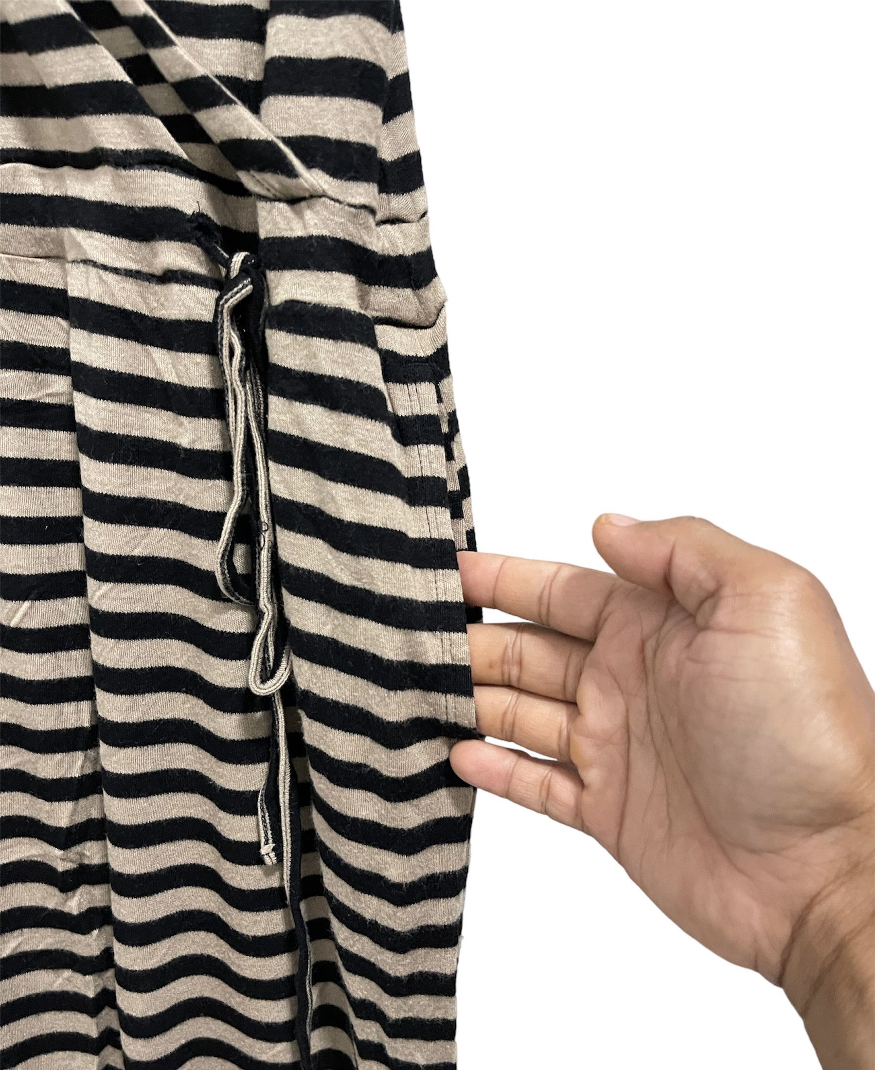 Yohji Yamamoto Y’s For Living By Yohji Yamamoto Striped Midi Dressess Size M / US 6-8 / IT 42-44 - 5 Thumbnail