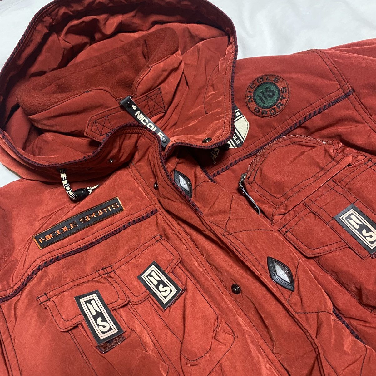 Japanese Brand Nicole Sports “Ski Team” Technical Jacket — Made in Japan Size M / US 6-8 / IT 42-44 - 4 Thumbnail