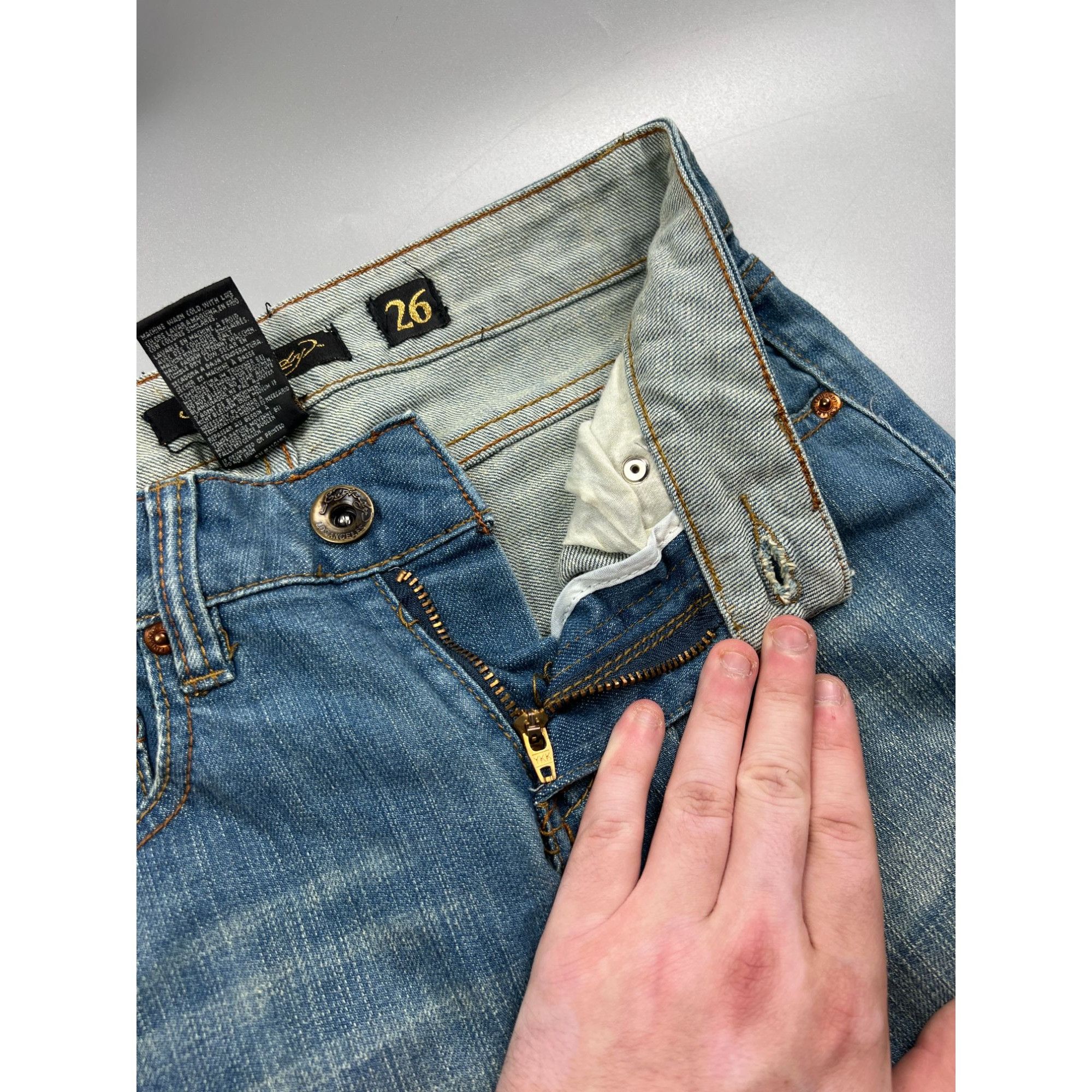 Ed Hardy Ed Hardy Embroidered Denim Jeans Pants (Y0813) Size 26" / US 2 / IT 38 - 5 Thumbnail