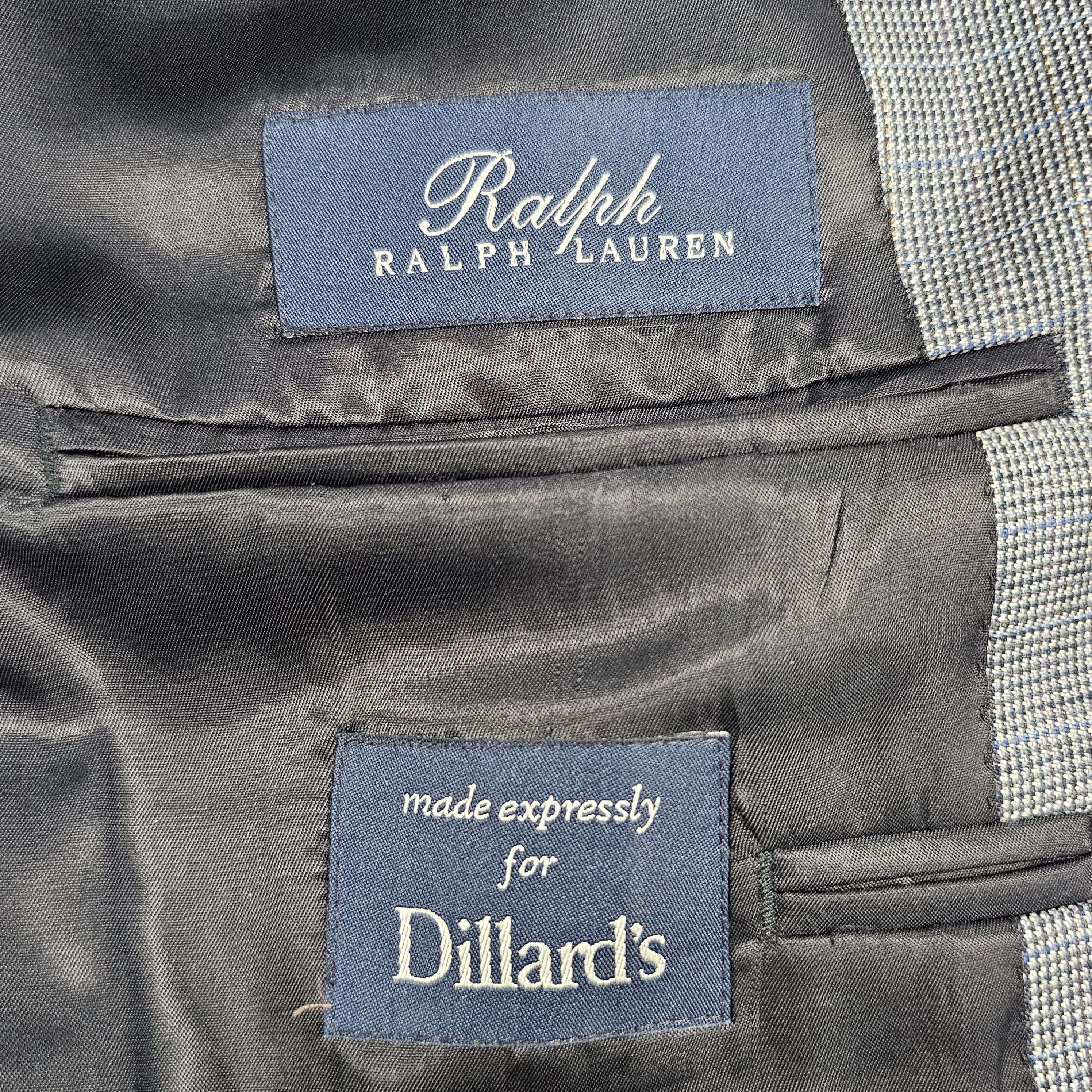 Ralph Lauren Ralph Ralph Lauren Men's Blazer Silk Wool Blend Size 44L - 4 Thumbnail