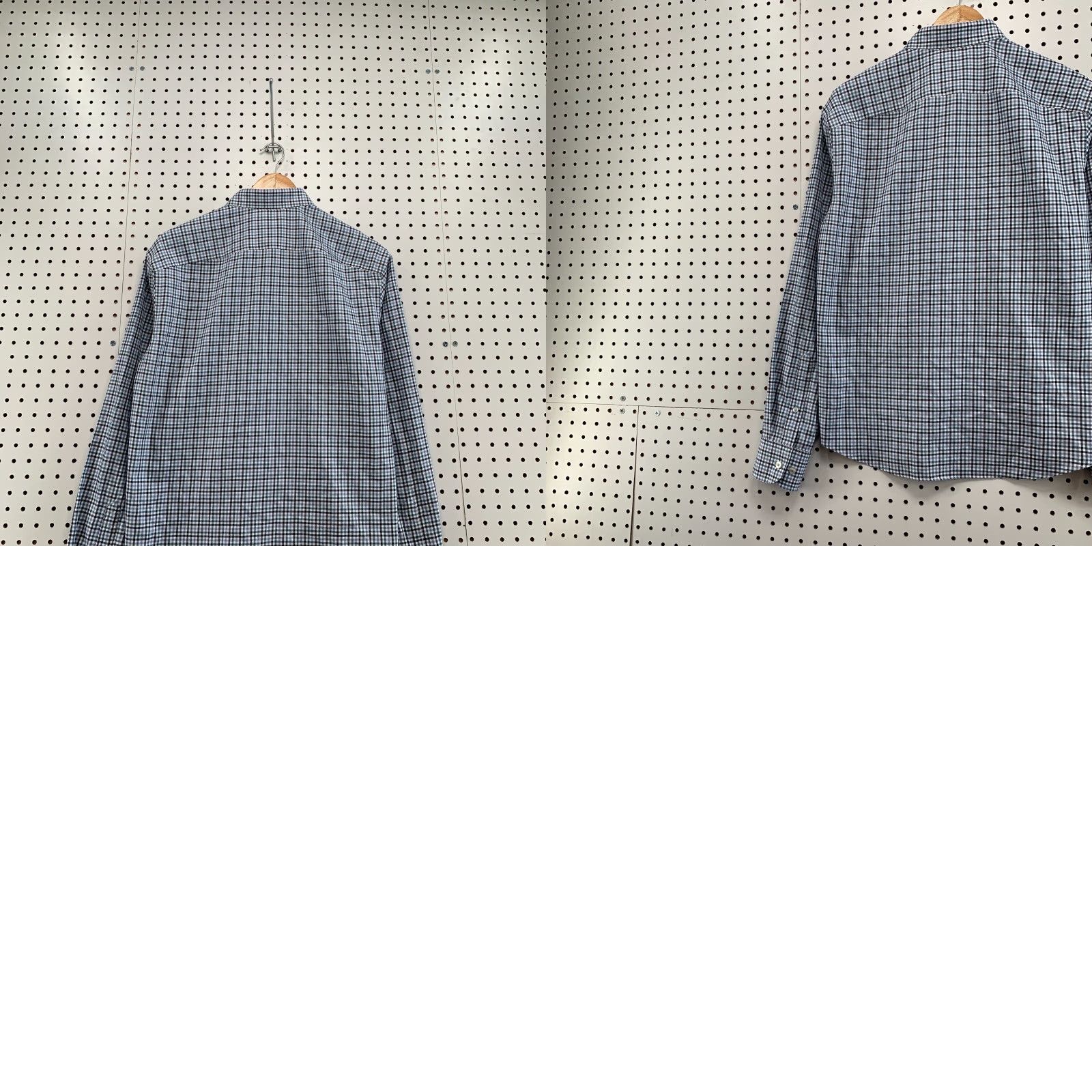 UNTUCKit UNTUCKit Button Down Shirt Mens M Blue White Check Wrinkle Free 21.5x29 Size US M / EU 48-50 / 2 - 9 Thumbnail
