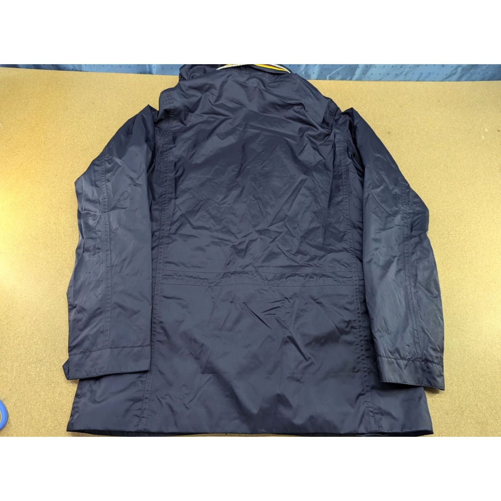 K-Way K-WAY Manfield Jacket Mens Size S Blue Hoodie Waterproof Nylon Windbreaker Outdoor Rain Zip Front Pockets Full Zip Hooded Vintage No Size US S / EU 44-46 / 1 - 2 Thumbnail