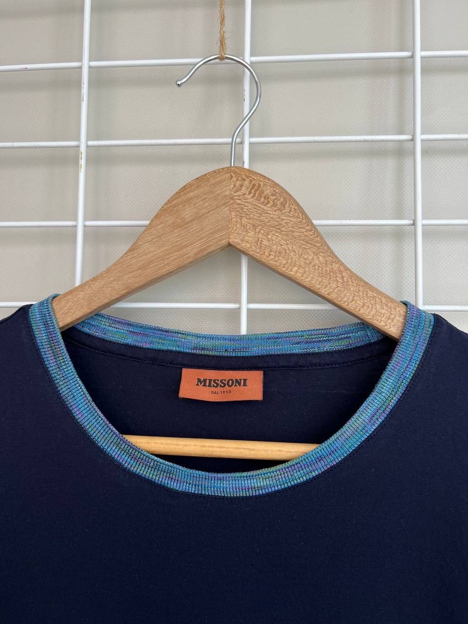 Missoni Missoni Embroidered Logo T-Shirt Men Size S/M Slub Collar Size US S / EU 44-46 / 1 - 10 Thumbnail