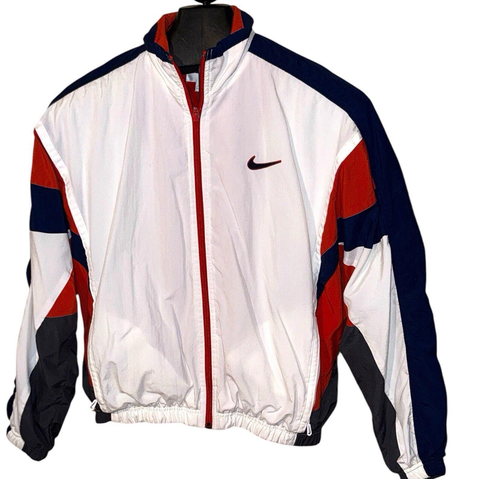 Nike Nike Vintage Tracksuit Big Logo Red White Blue & Gray M Size US 32 / EU 48 - 2 Thumbnail