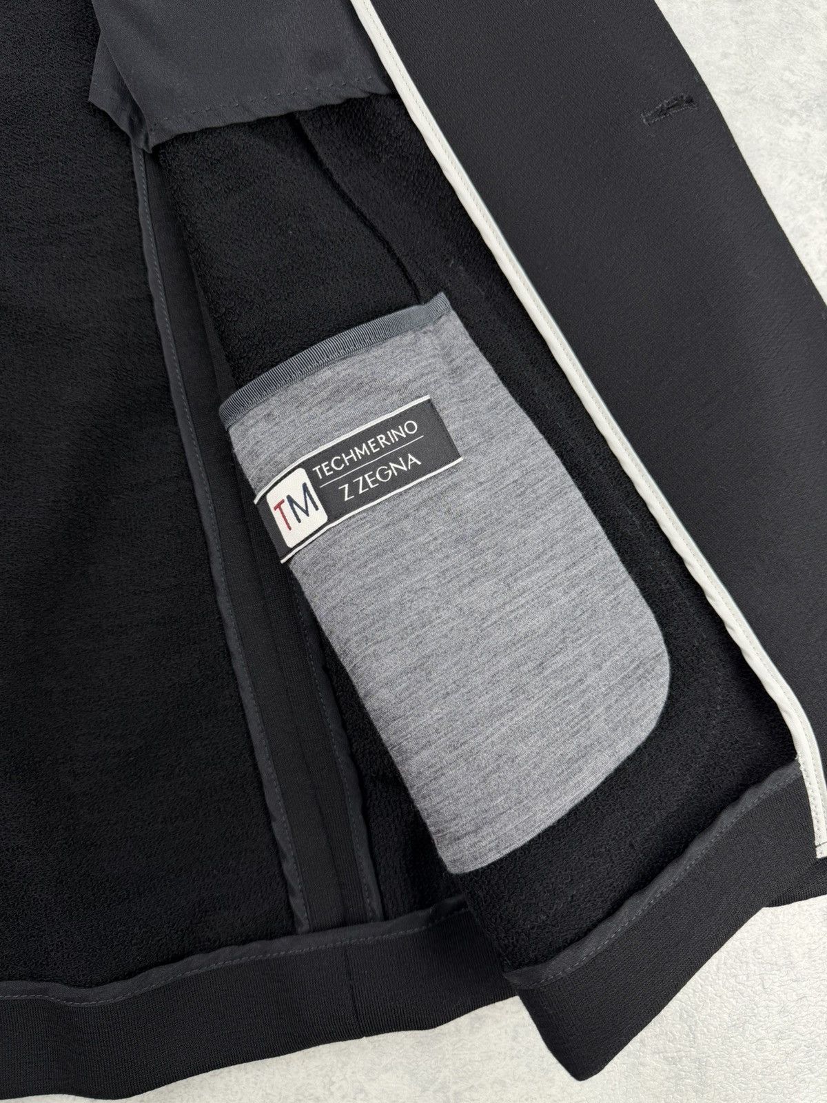 Z Zegna Z Zegna TM Wool Blazer Black Stretch Sport Coat Size 54R Size 44R - 8 Thumbnail