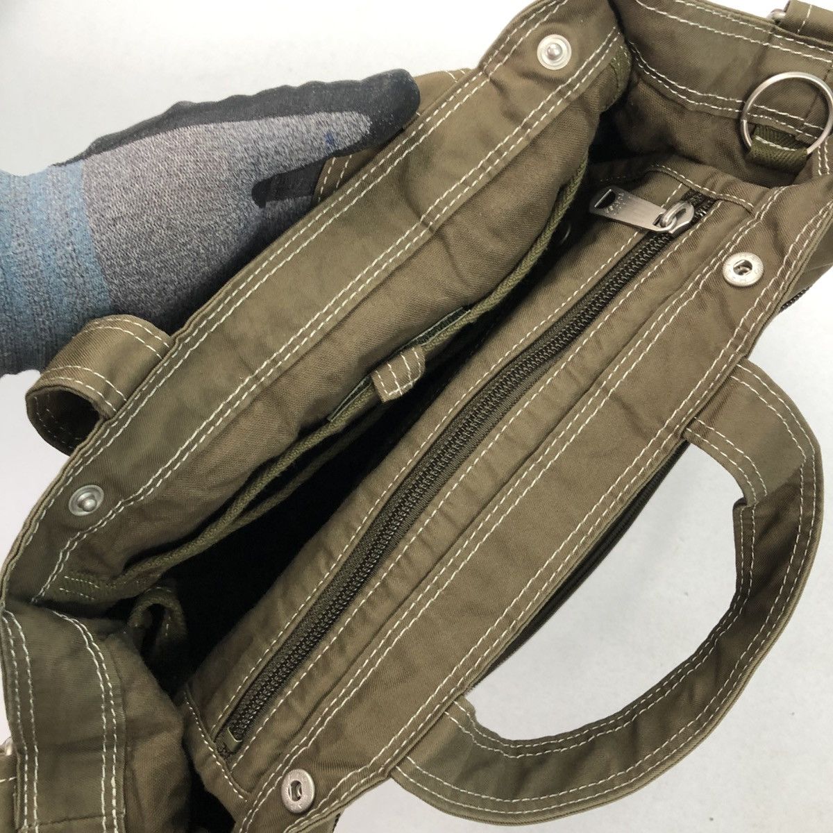 Porter PORTER TACTICAL CANVAS CROSSBODY CARRY BAG Size ONE SIZE - 8 Thumbnail