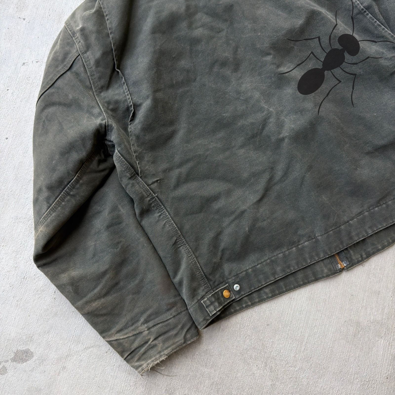 Carhartt × Vintage Carhartt J97 MOS green detroit work wear jacket Size US XL / EU 56 / 4 - 7 Thumbnail
